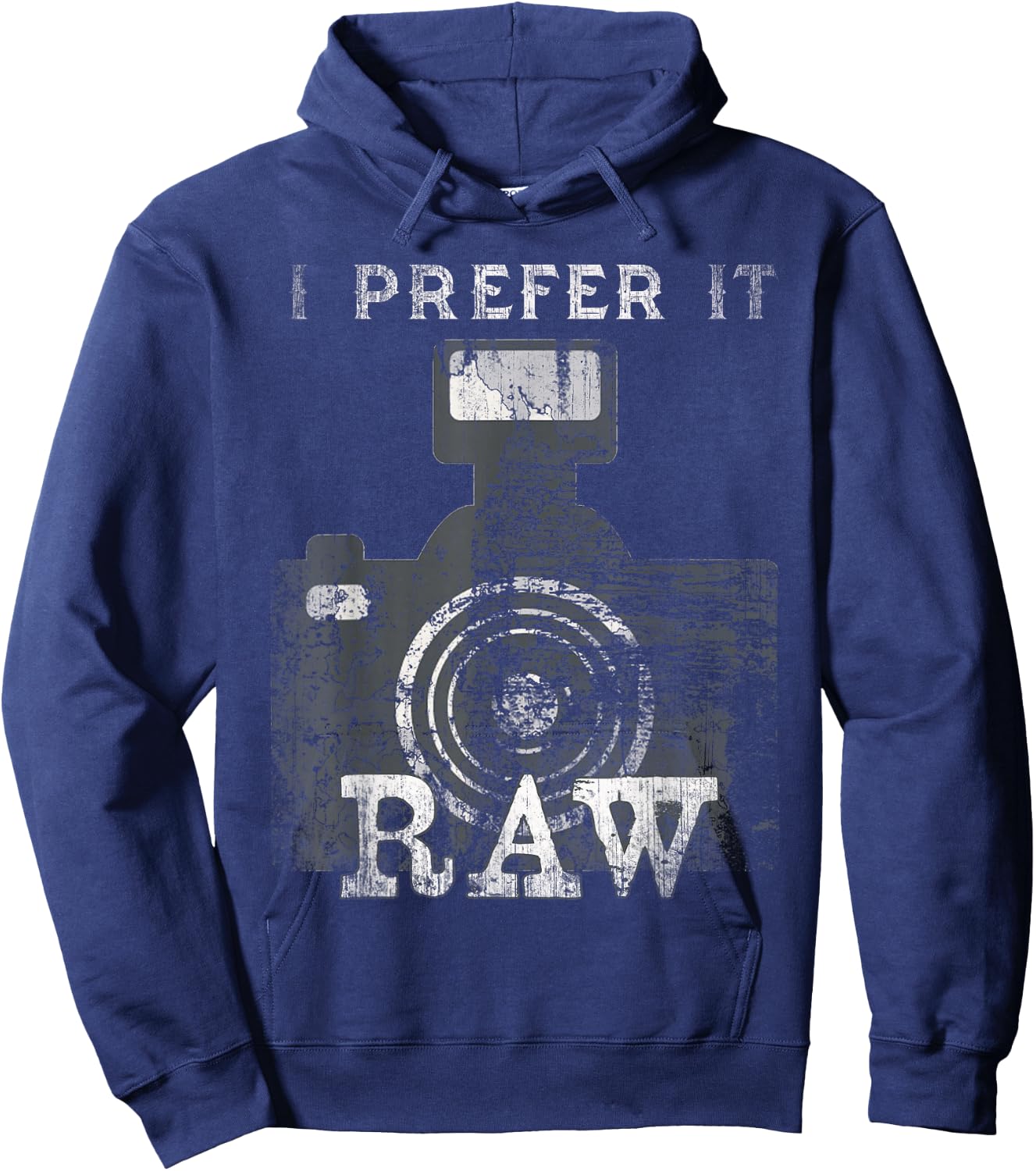Vintage Photographer Editing Team Like Shoot It Raw Crew Pro Hoodie - Hoodie | Navy