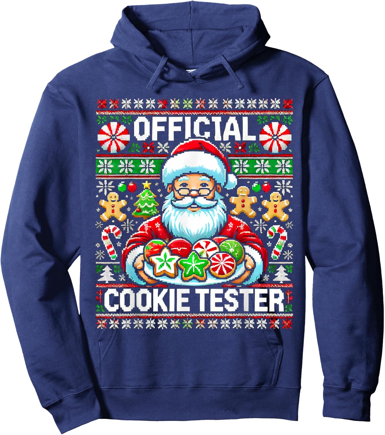 Official Cookie Tester Pajamas Pastry Chefs Sugar Cookie Hoodie - Hoodie | Navy