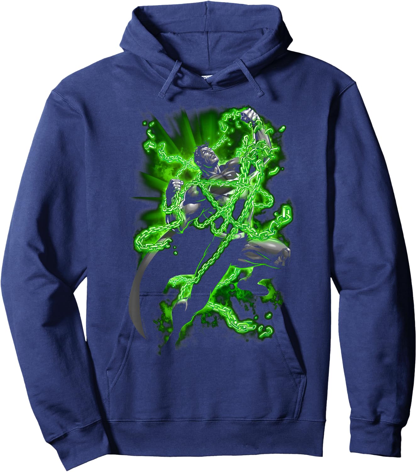 Superman Kryptonite Chains Hoodie - Hoodie | Navy