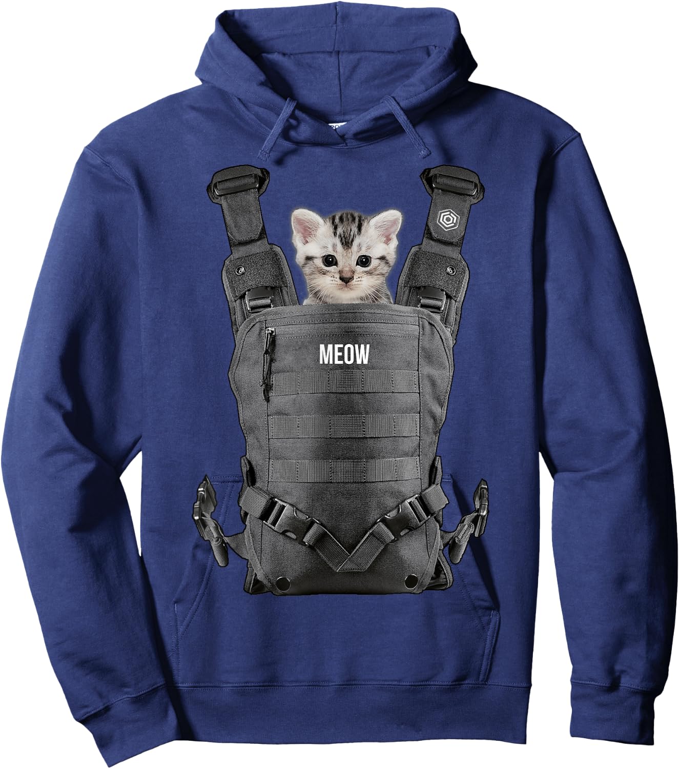 Halloween Cat T Shirt Cool kitty cats Carrier funny Gift Women Kids Hoodie - Hoodie | Navy