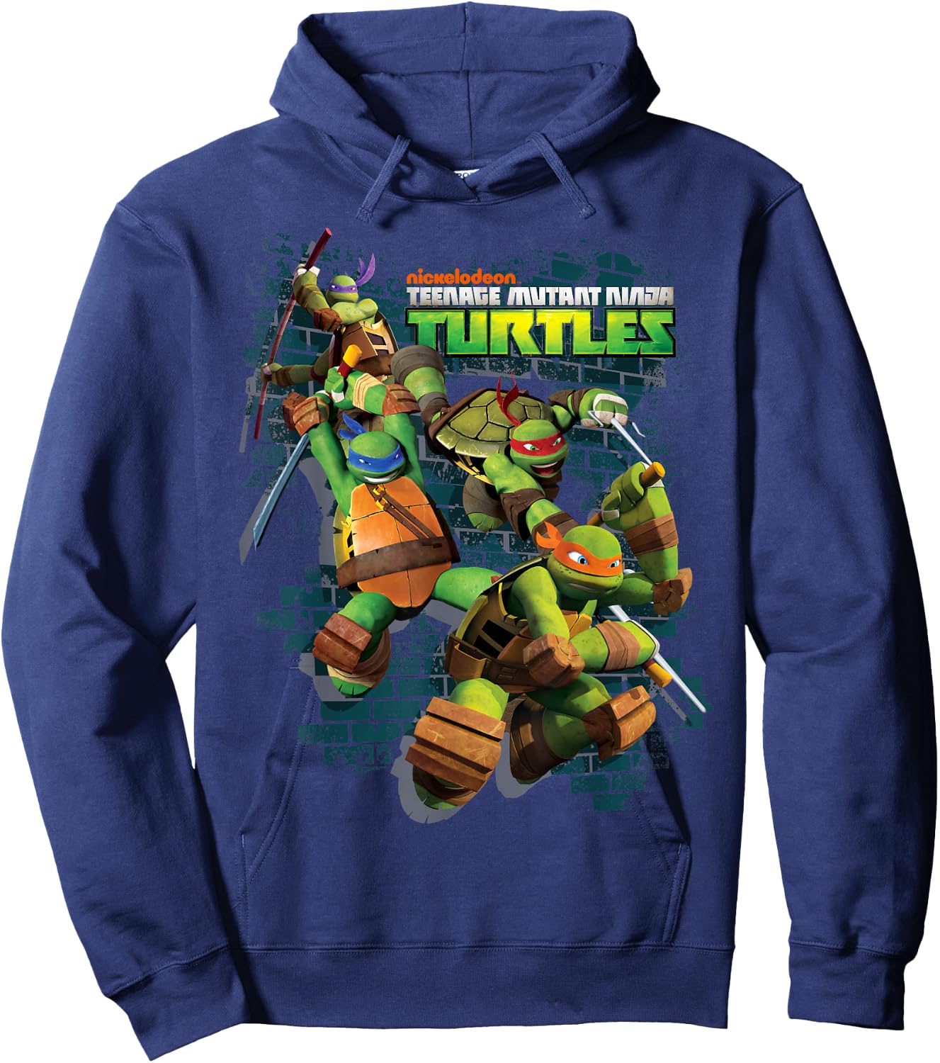Teenage Mutant Ninja Turtles Action Leap Graphic Hoodie - Hoodie | Navy