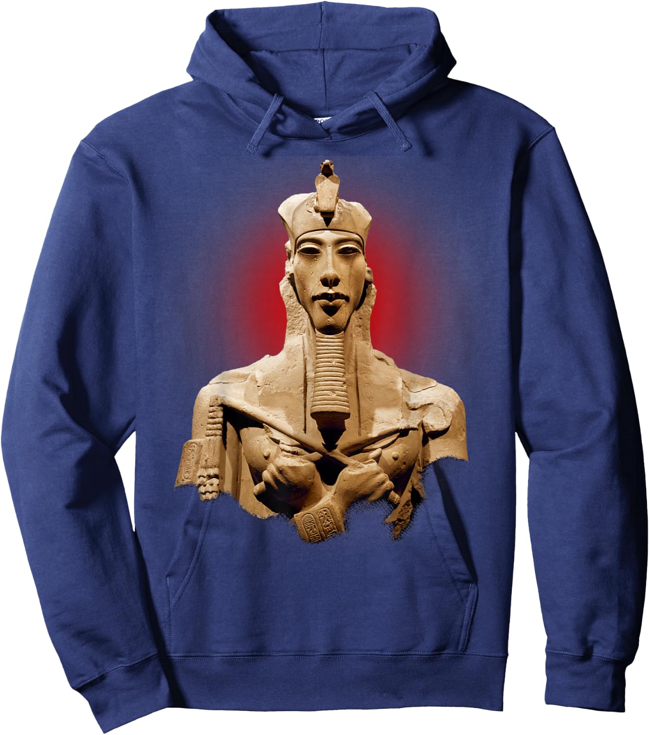 Akhenaten Egyptian Pharaoh Hoodie - Hoodie | Navy