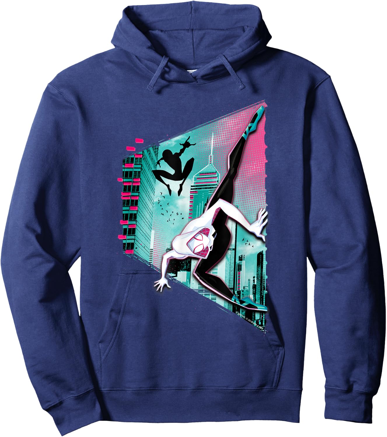 Marvel Spider-Man Into the Spider-Verse Ghost Spider Hoodie - Hoodie | Navy