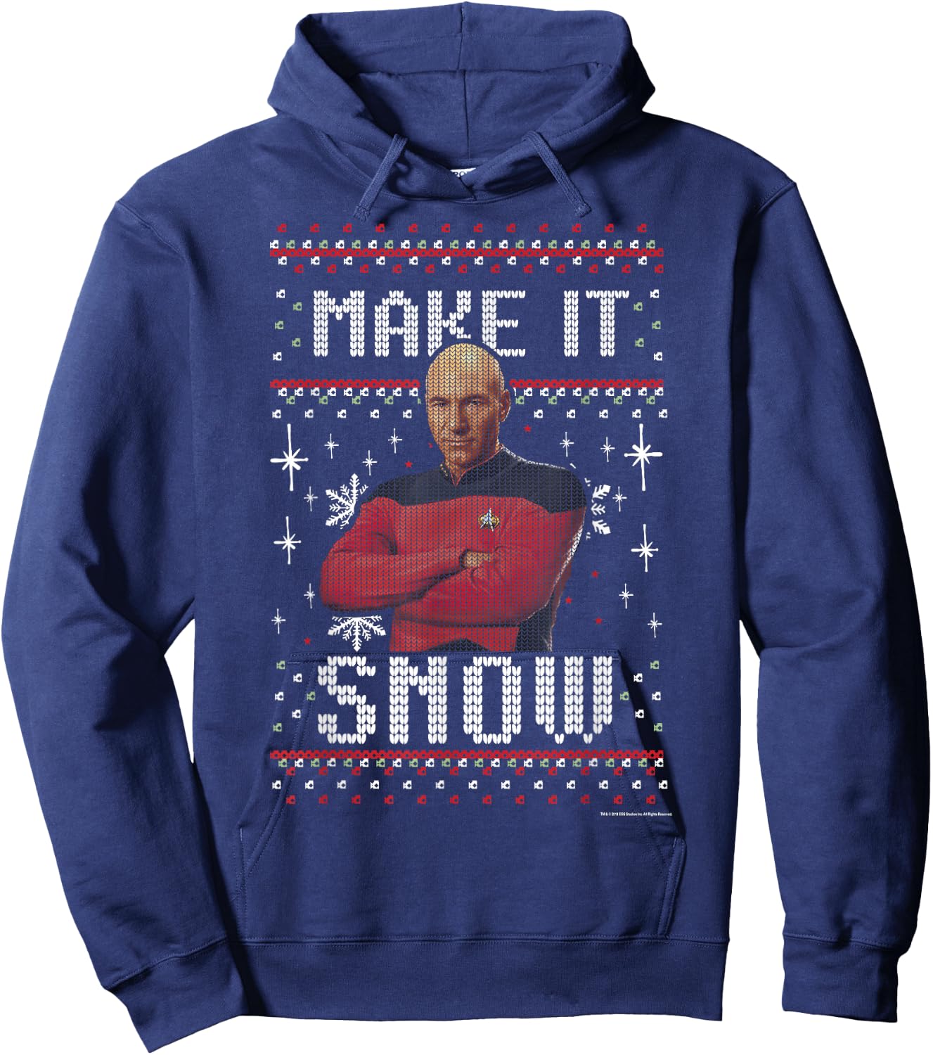 Star Trek: The Next Generation Make It Snow Hoodie - Hoodie | Navy