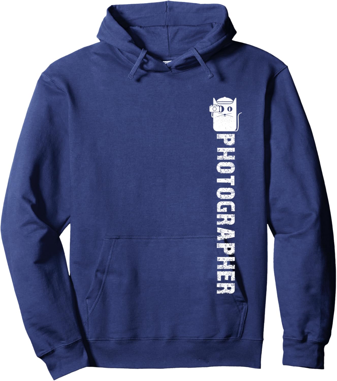 Cat-Photo-Camera Landscape-Wildlife-Nature-Photographer Hoodie - Hoodie | Navy