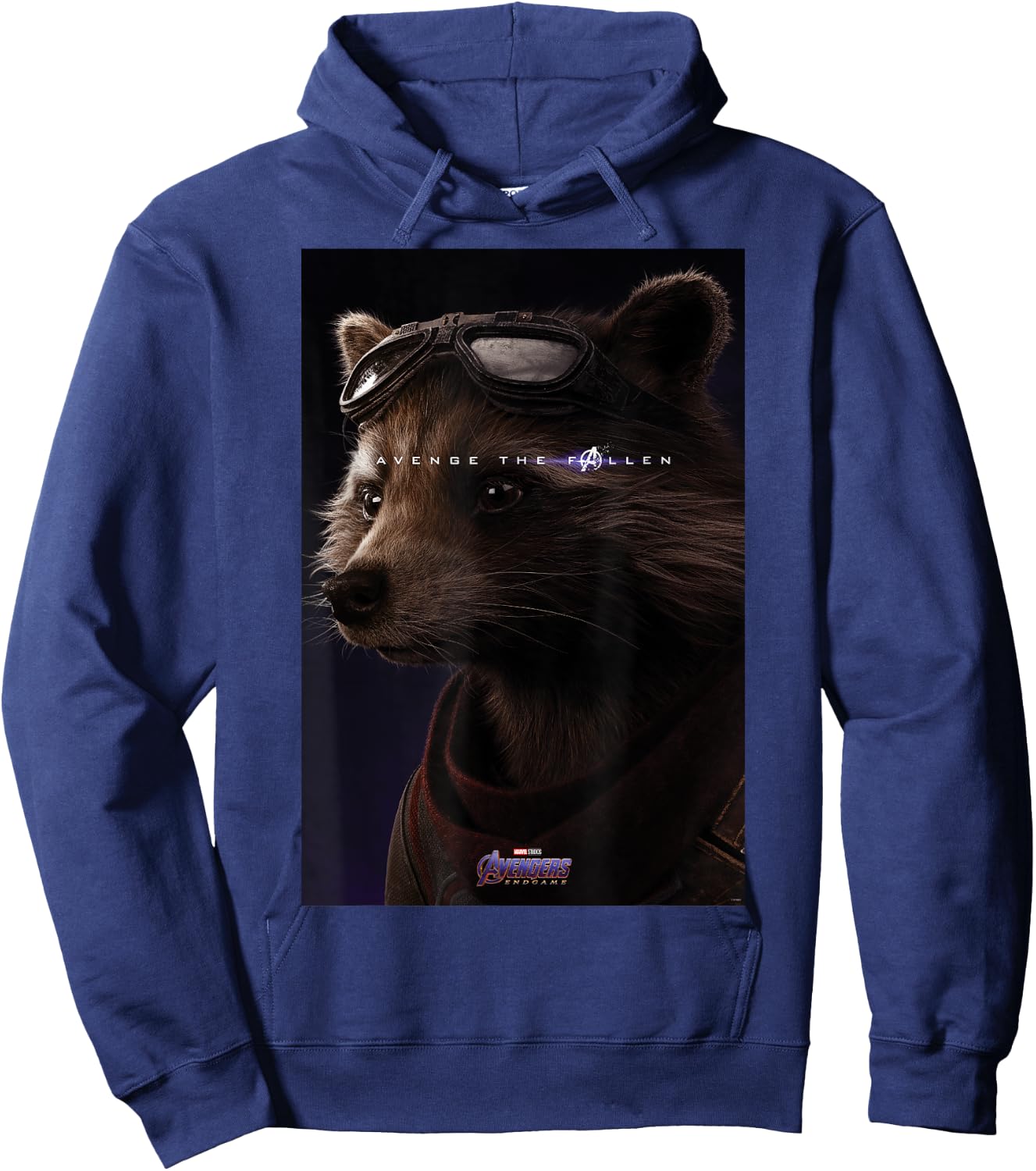 Marvel Avengers Endgame Rocket What Ever It Takes Poster Hoodie - Hoodie | Navy
