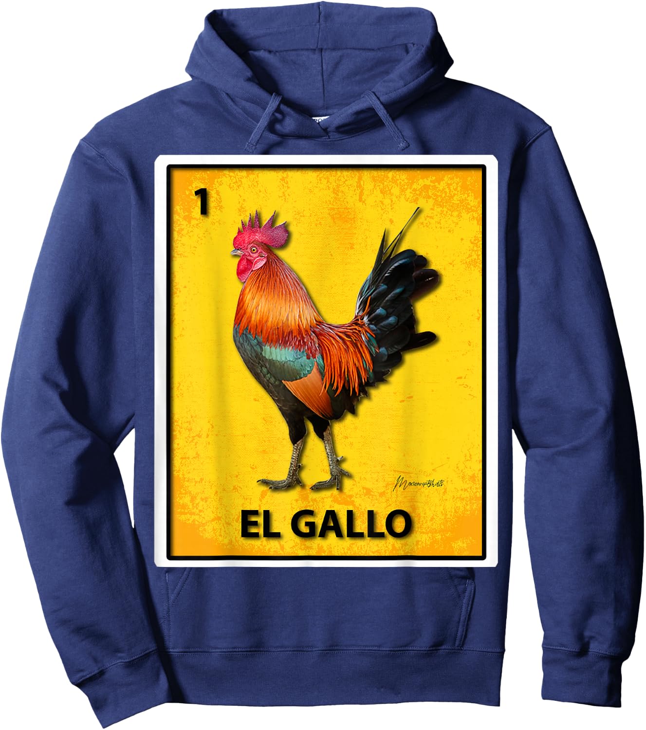 El Gallo Colorado Hoodie - Hoodie | Navy