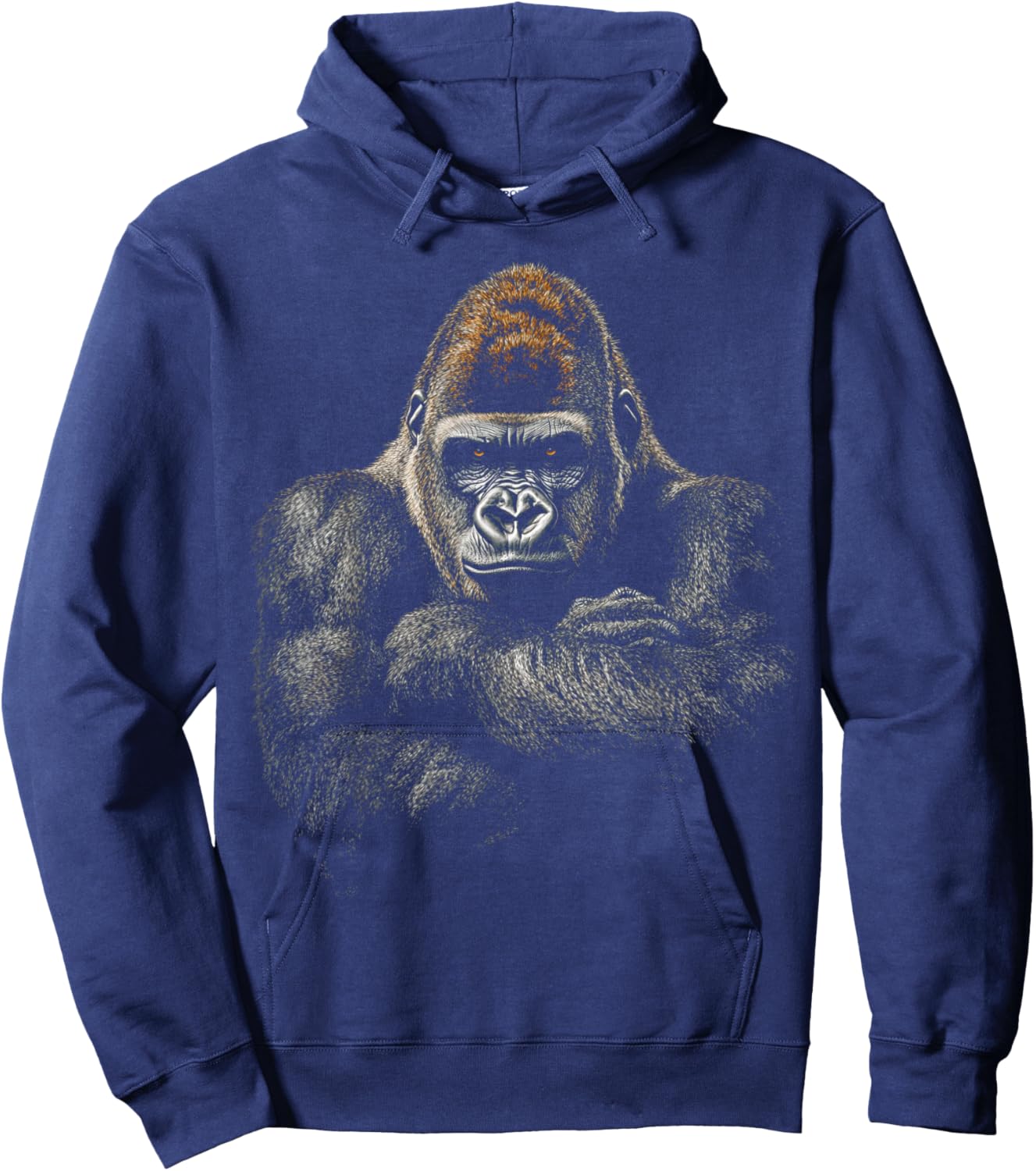 King Of The Jungle Gorilla Hoodie - Hoodie | Navy