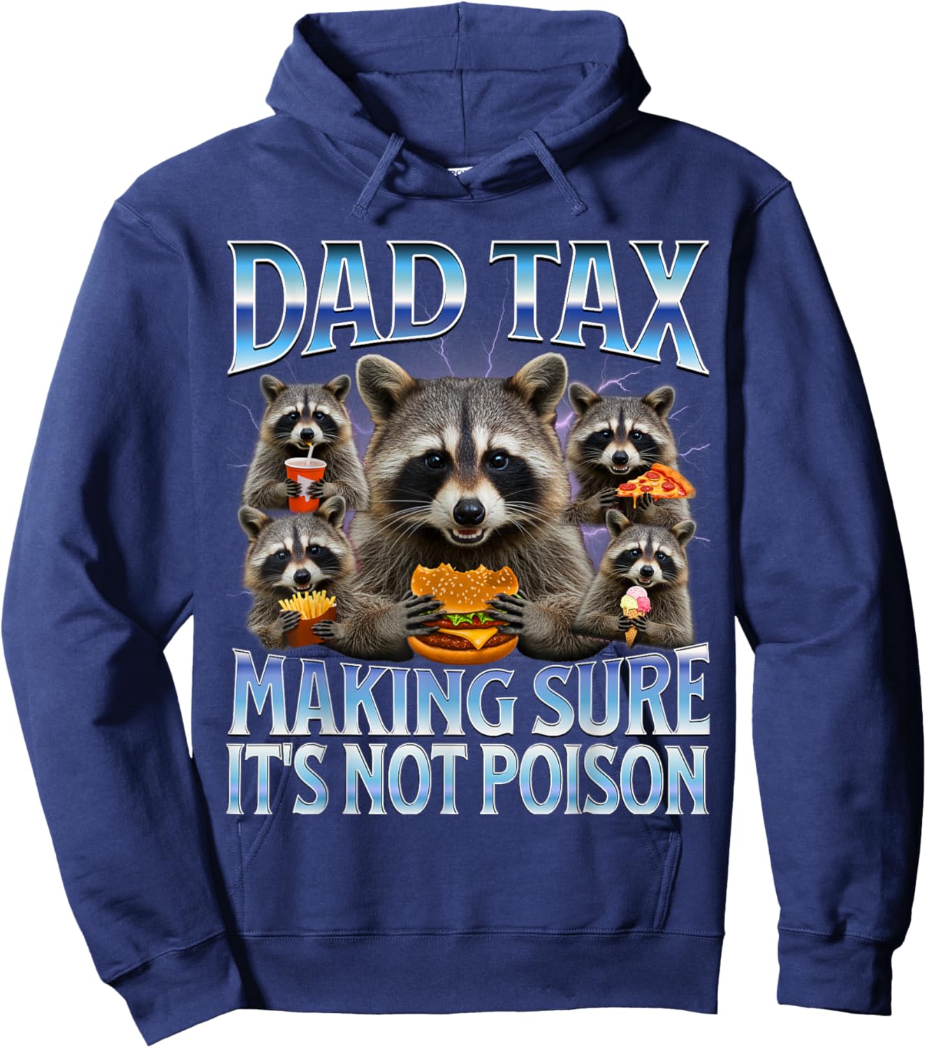 Dad tax making sure its not poison bootleg fathers day Hoodie - Hoodie | Navy