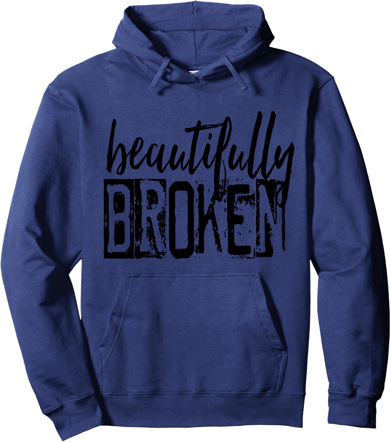 Funny Trendy Idea Quotes Women Grey Small Hoodie - Hoodie | Navy