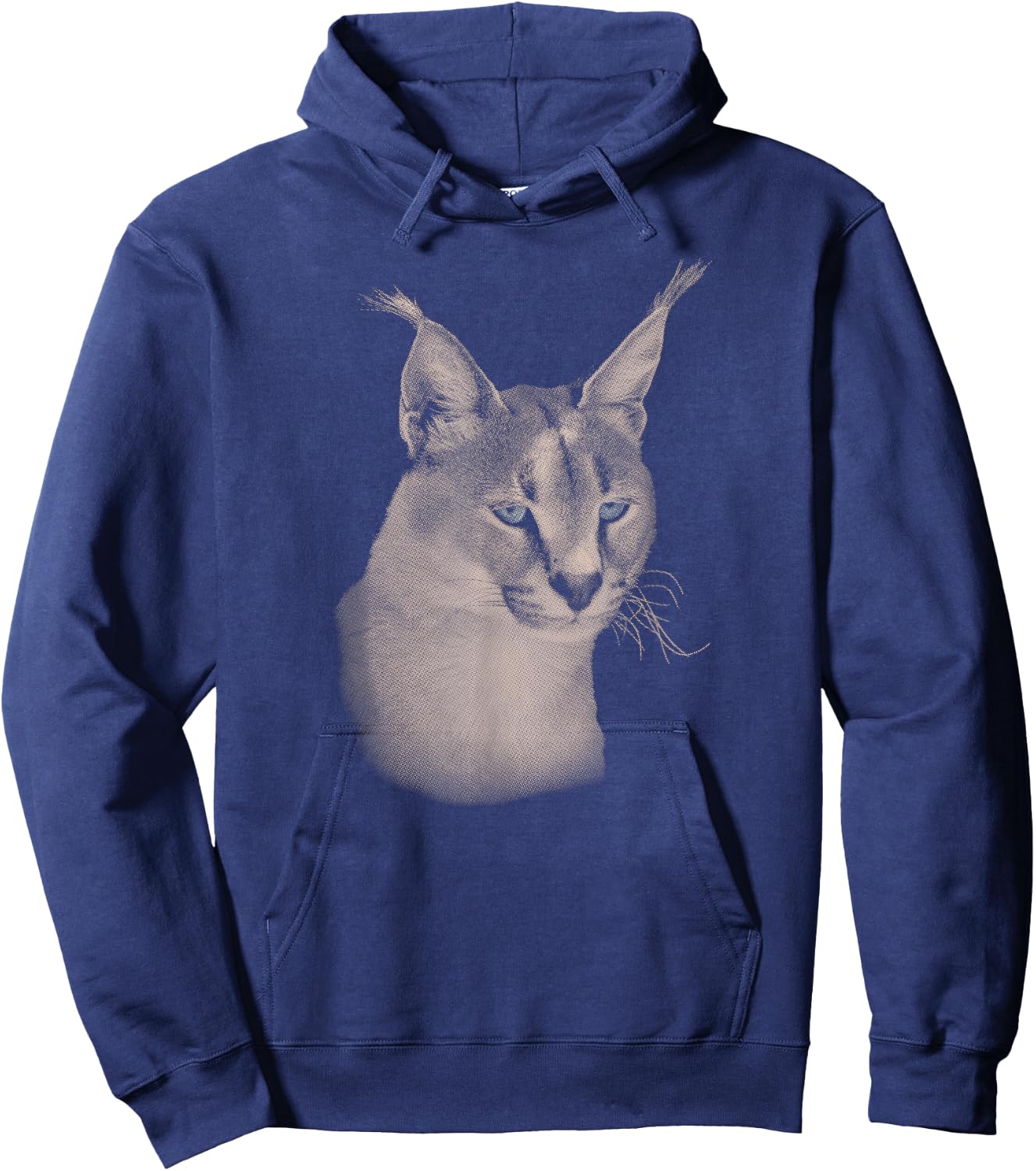 Caracal Wild Cat African Wildlife for Cat Lovers Hoodie - Hoodie | Navy