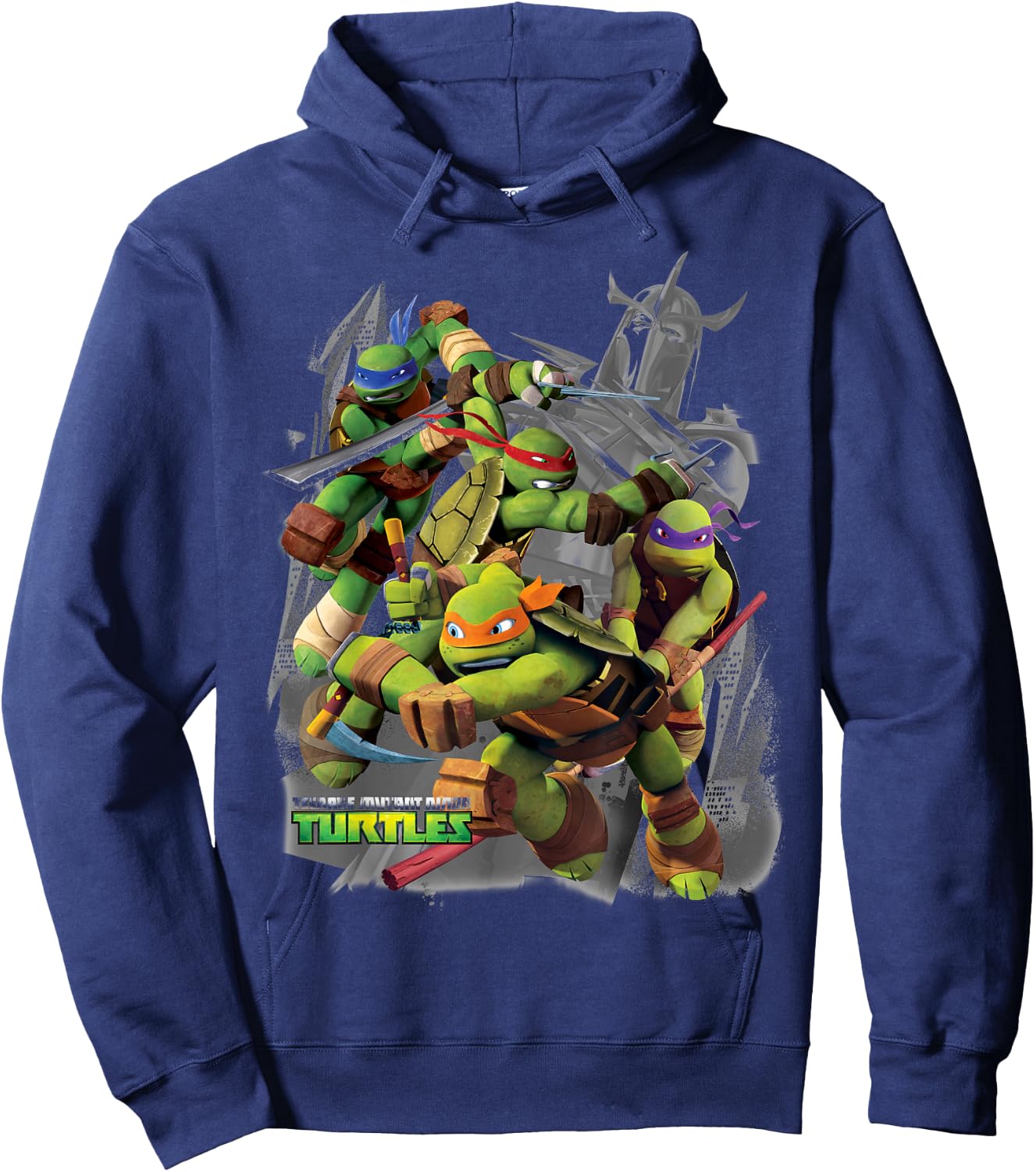 Teenage Mutant Ninja Turtles Versus Shredder Hoodie - Hoodie | Navy