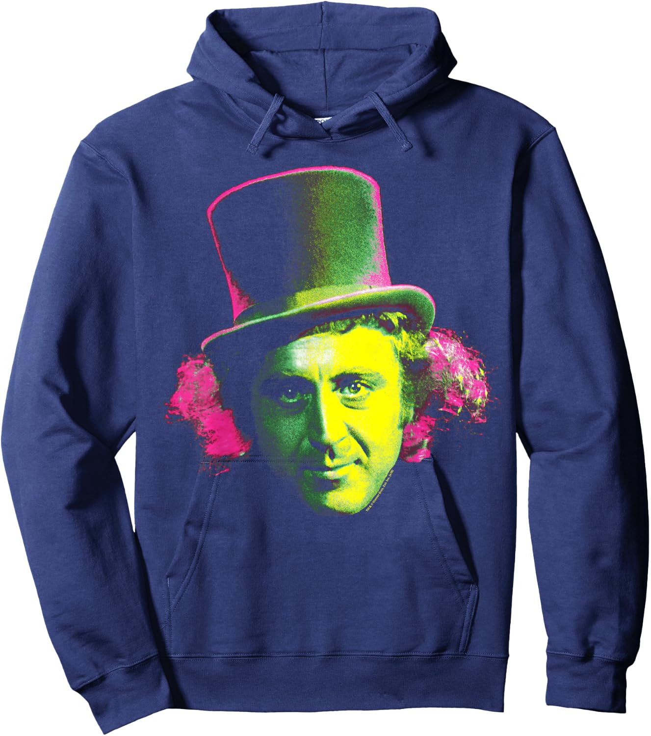 Willy Wonka Face Hoodie - Hoodie | Navy