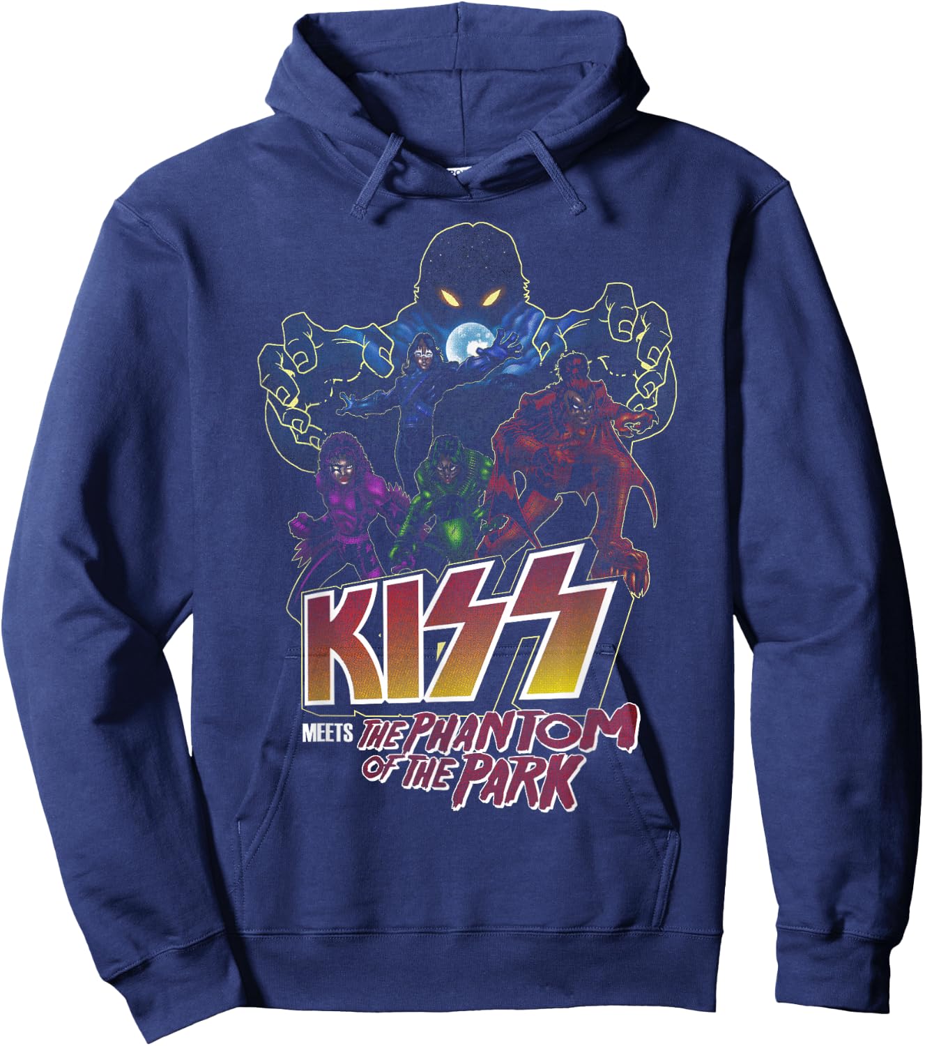 KISS - The Phantom of the Park Hoodie - Hoodie | Navy