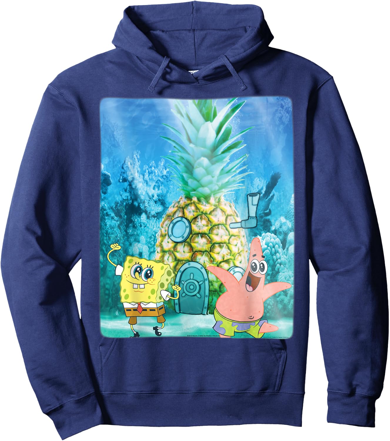 SpongeBob SquarePants - Fish Bowl Hoodie - Hoodie | Navy