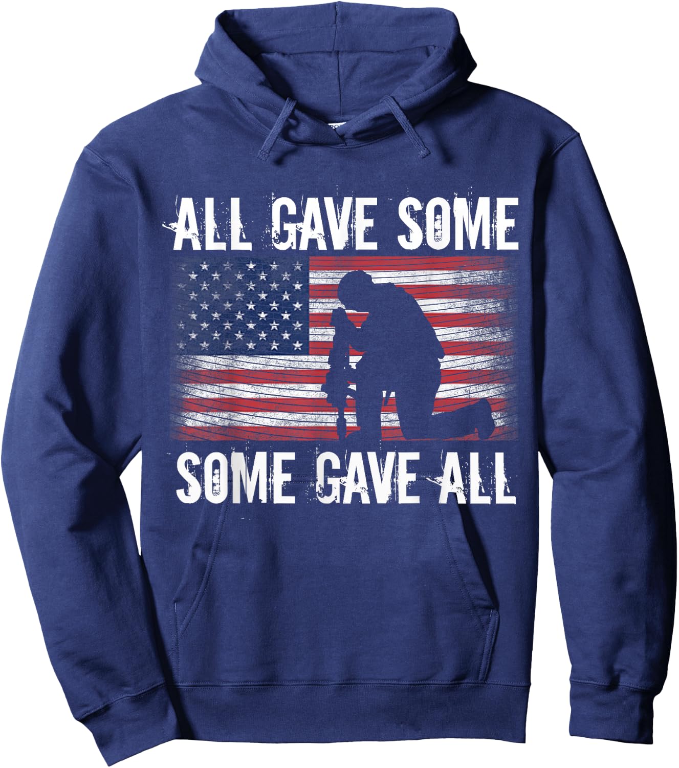 All Gave Some, Some Gave Patriotic Hoodie - Hoodie | Navy