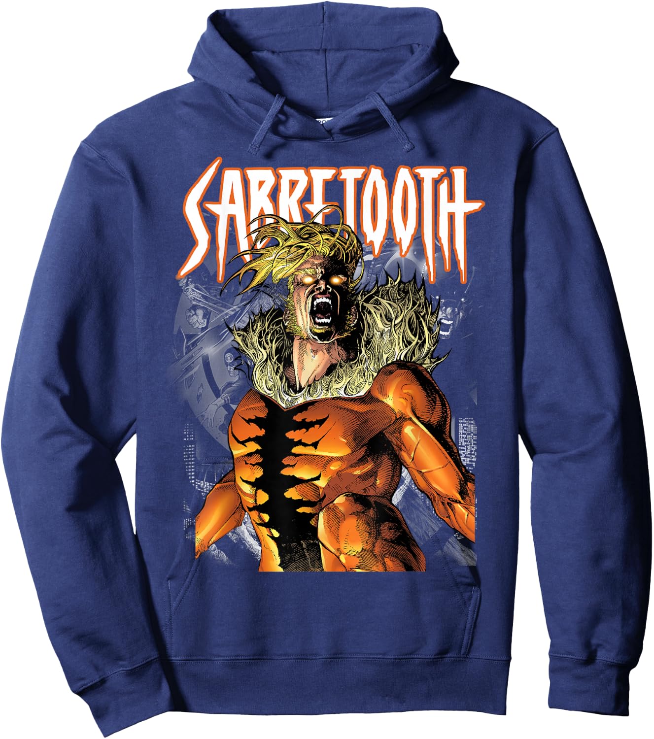 Marvel X-Men Classic Sabretooth Release Inner Beast Hoodie - Hoodie | Navy