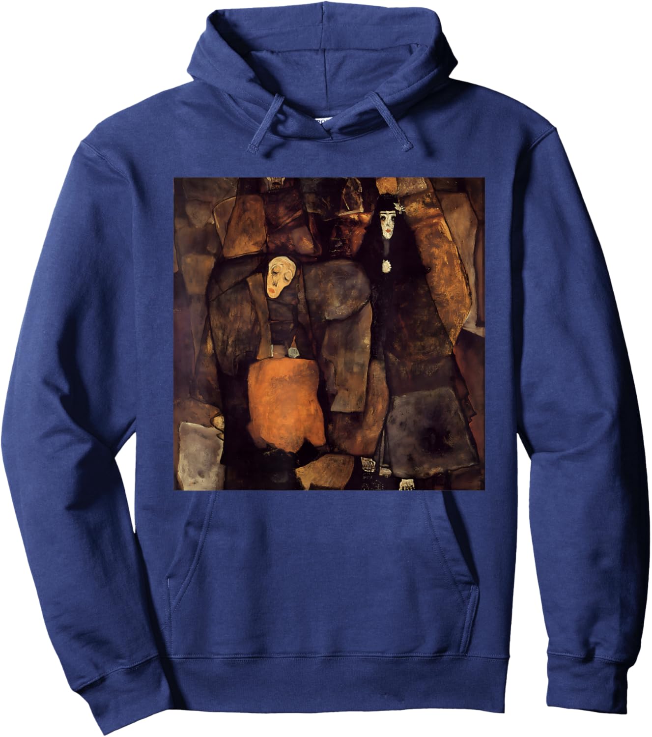 Procession by Egon Schiele (1911) Hoodie - Hoodie | Navy