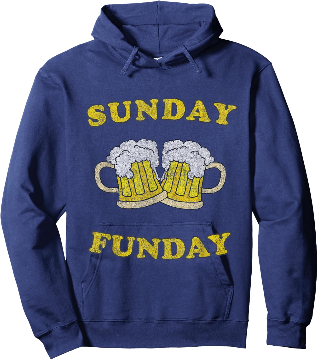 Sunday is Funday Beer Drinking Hoodie - Hoodie | Navy