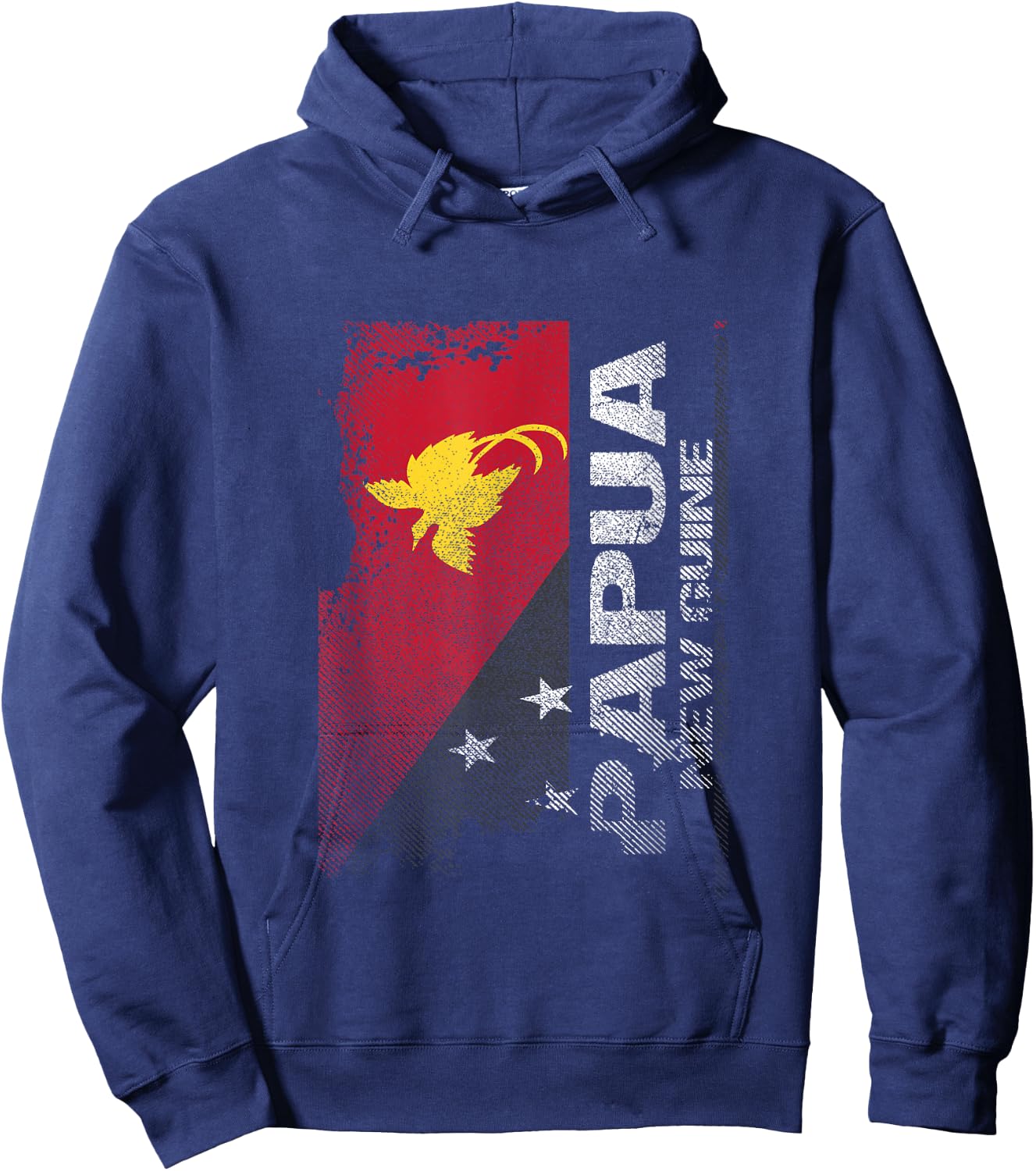 Papua New Guinea Flag , Papuan Country Flag Shirt Hoodie - Hoodie | Navy