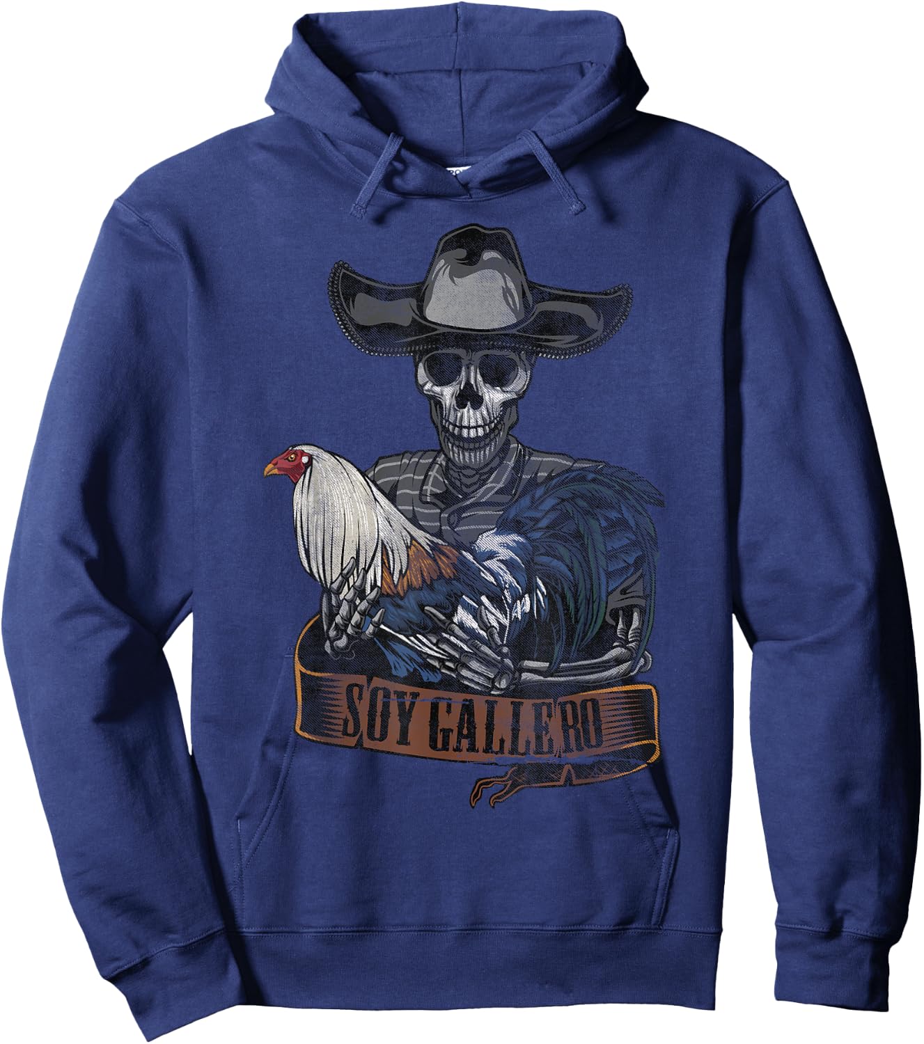 Cockfight Enthusiast Shirt - Vintage Soy Gallero T Shirt Hoodie - Hoodie | Navy