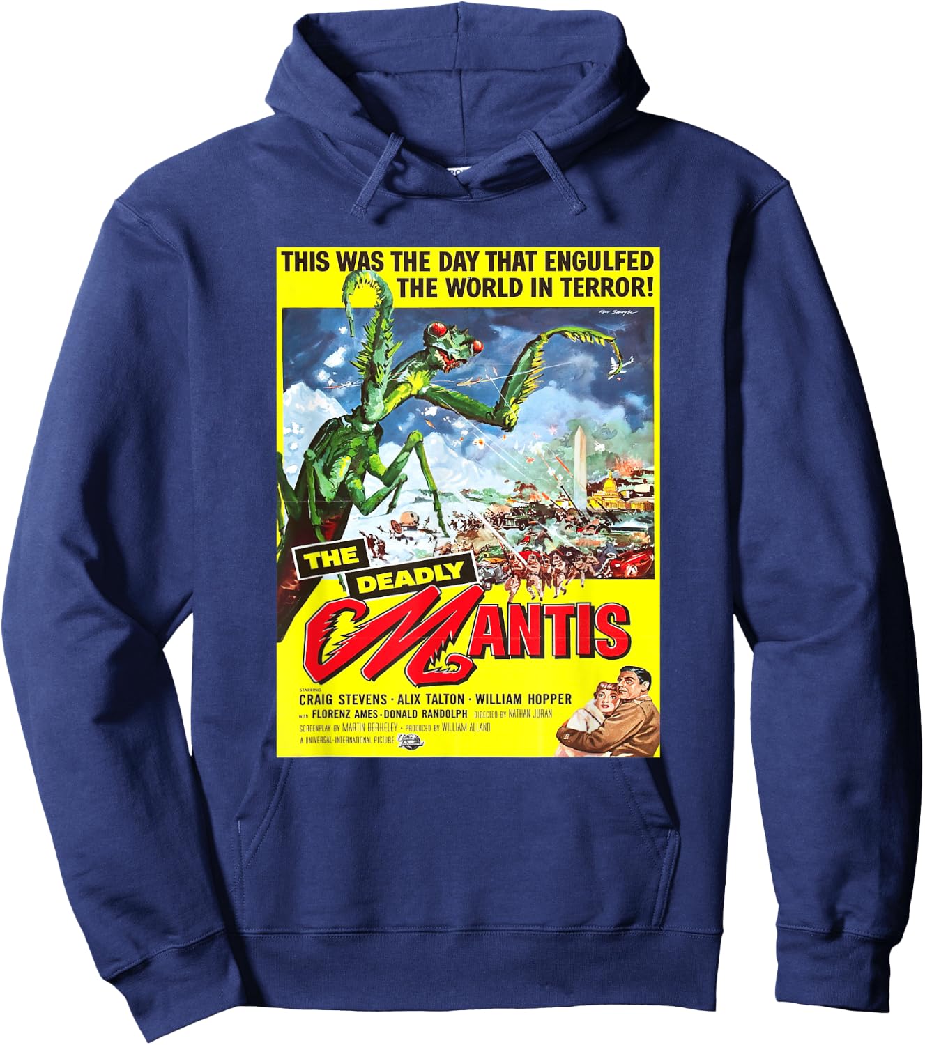 Vintage Mantis science-fiction movie shirt Hoodie - Hoodie | Navy