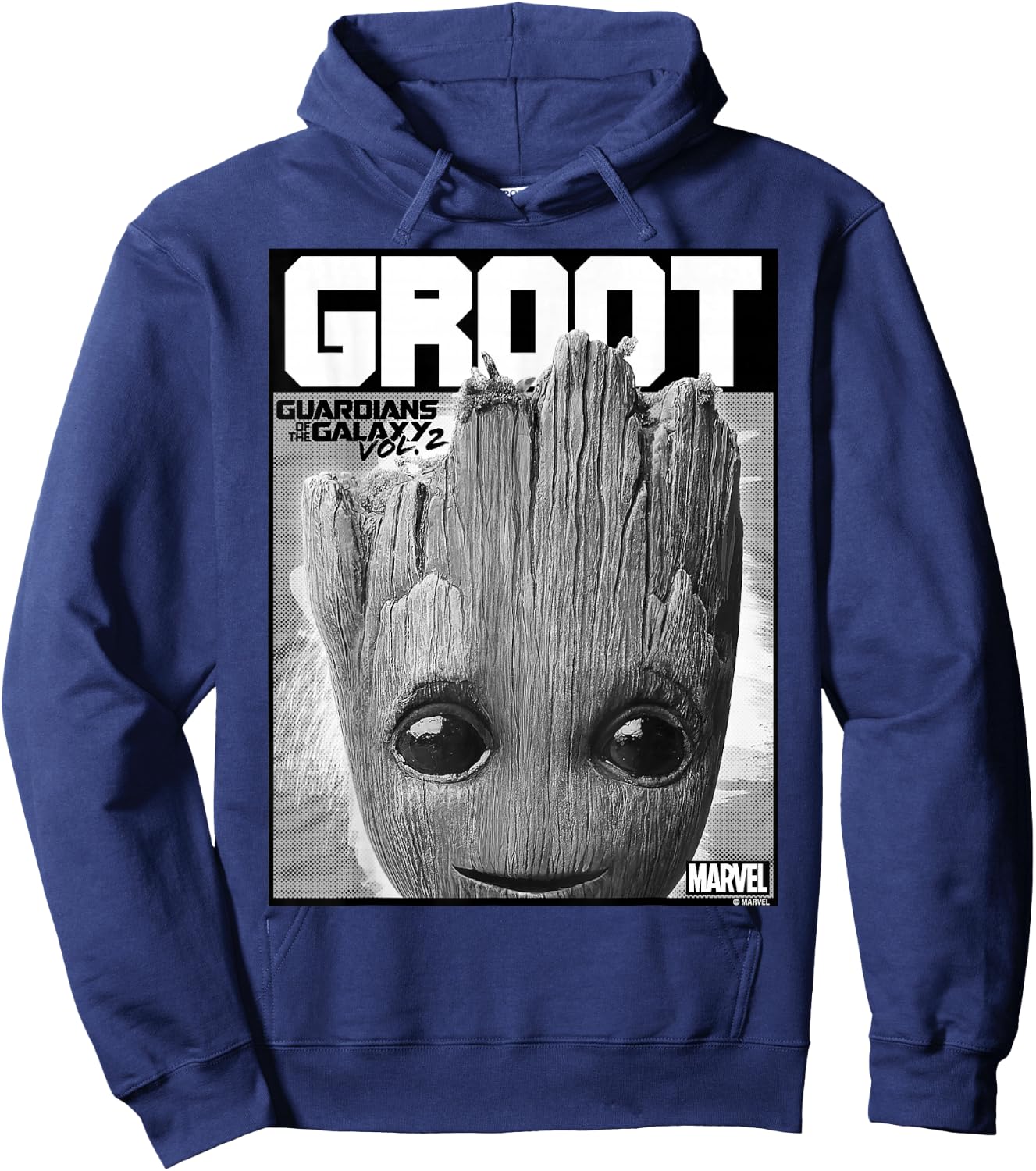 Marvel Guardians Vol. 2 Baby Groot Close-Up C1 Hoodie - Hoodie | Navy