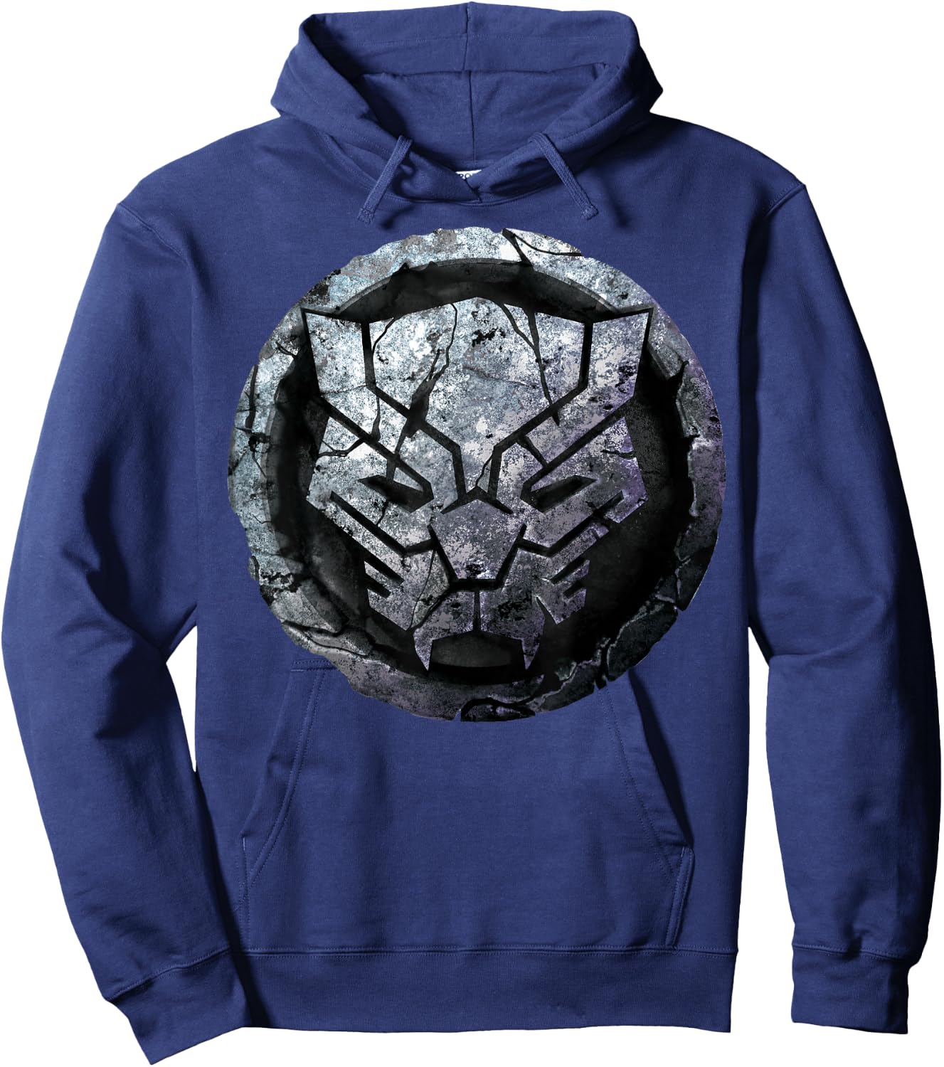 Marvel Black Panther Stone Symbol Graphic Hoodie - Hoodie | Navy