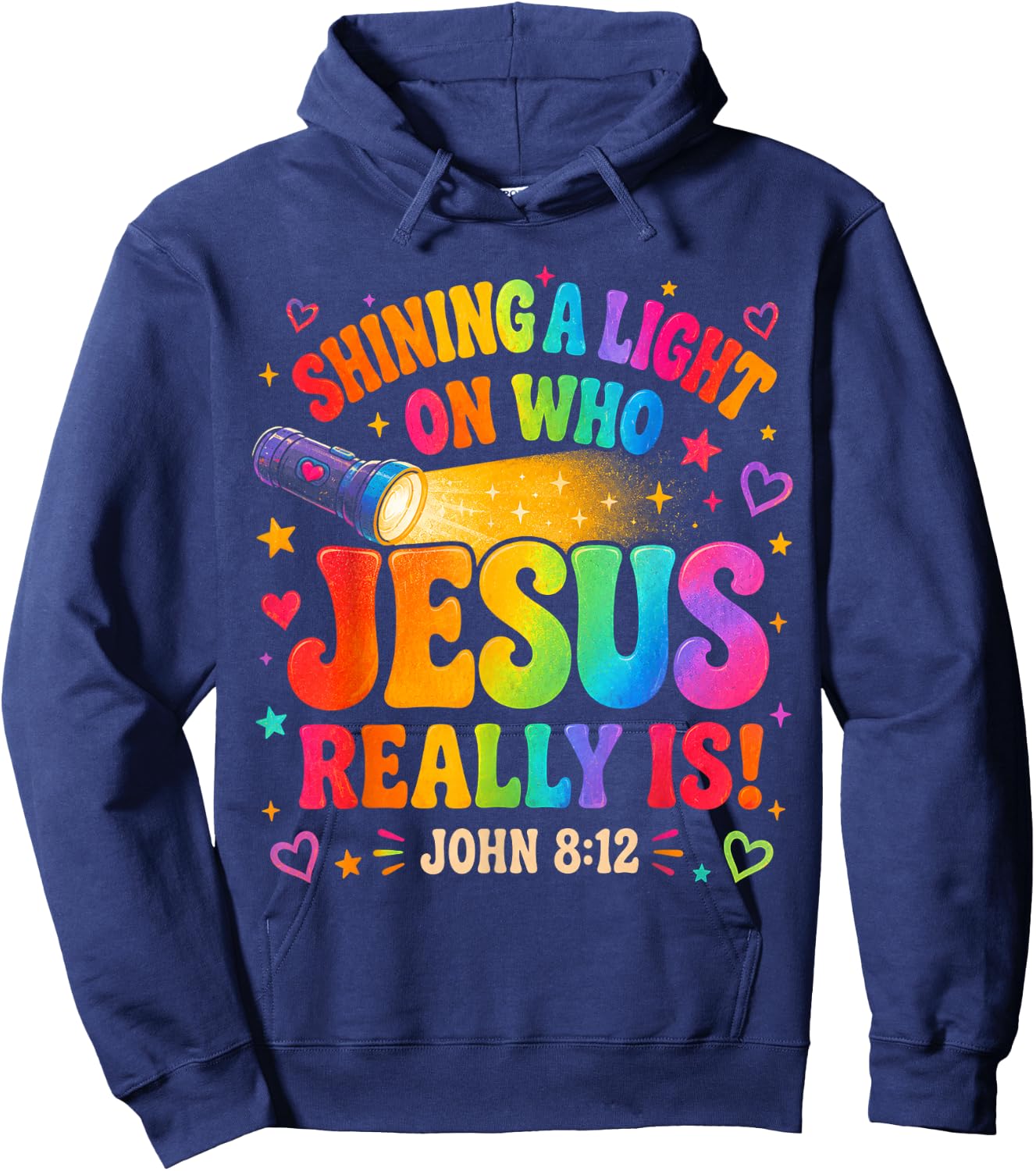 Jesus Light of The World Illumination Station VBS 2026 Hoodie - Hoodie | Navy