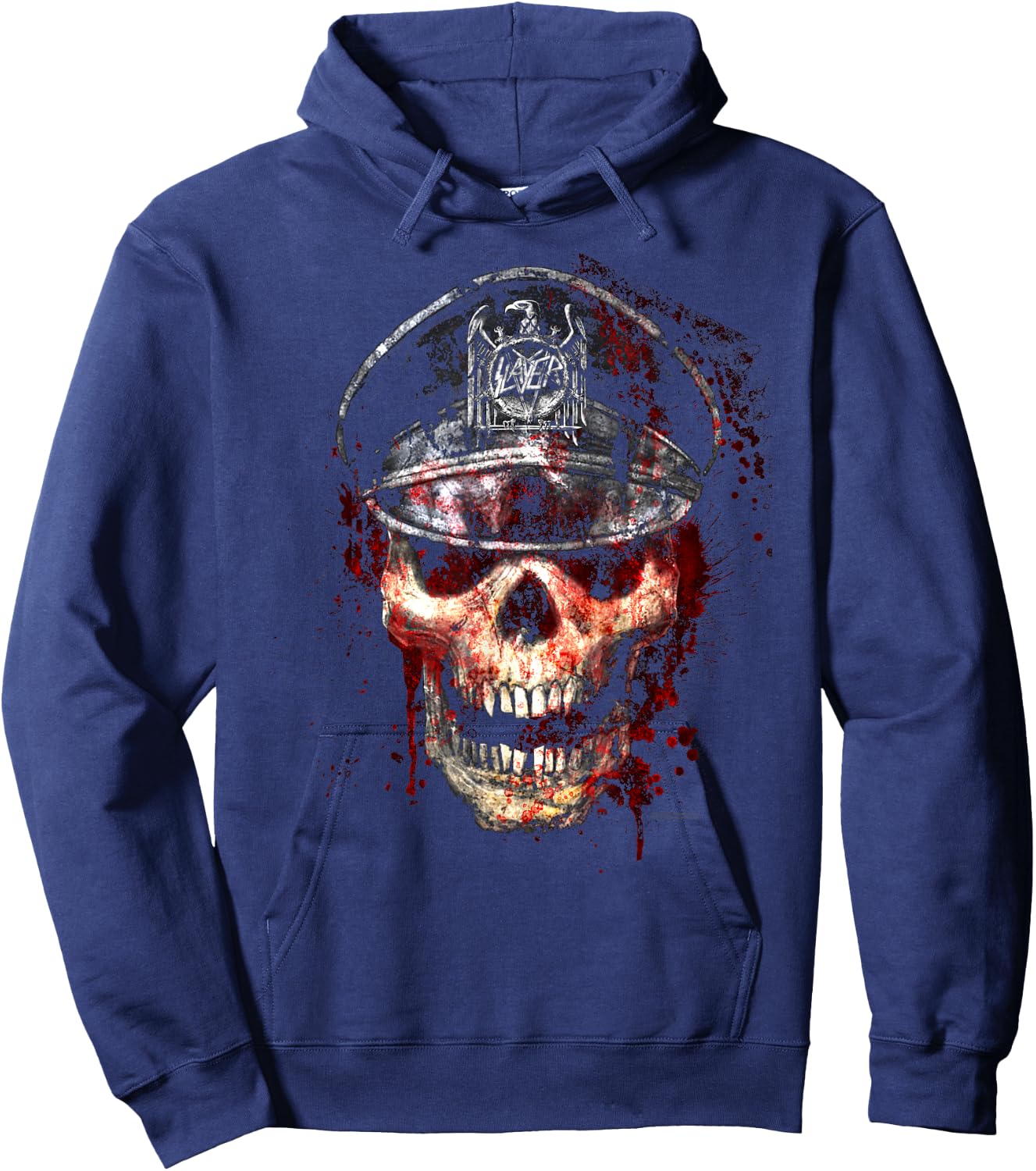 Slayer Eagle Crest Hoodie - Hoodie | Navy