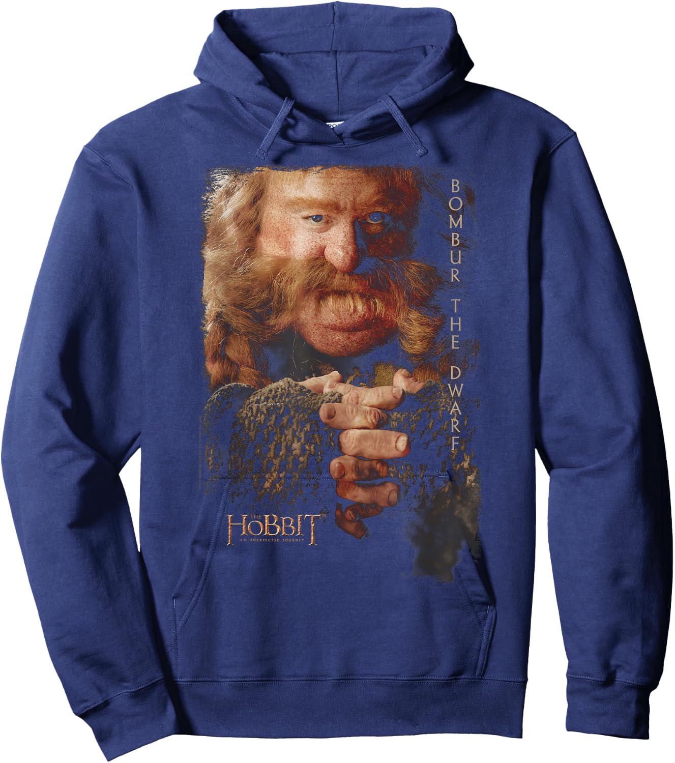 Hobbit Bombur T Shirt Hoodie - Hoodie | Navy