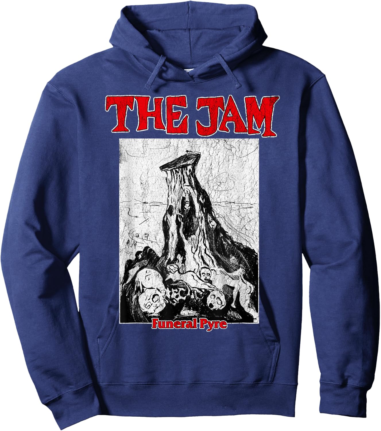 The Jam Official Funeral Pyre Hoodie - Hoodie | Navy