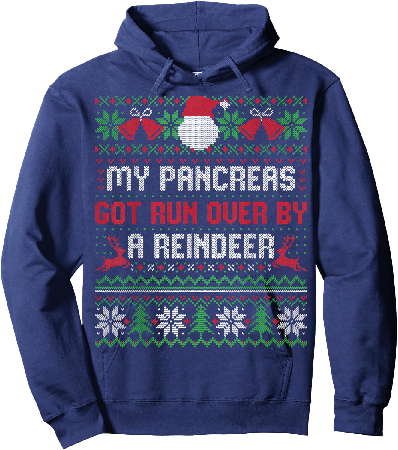 T1D Diabetic Type 1 Diabetes Awareness Christmas Men Women Hoodie - Hoodie | Navy