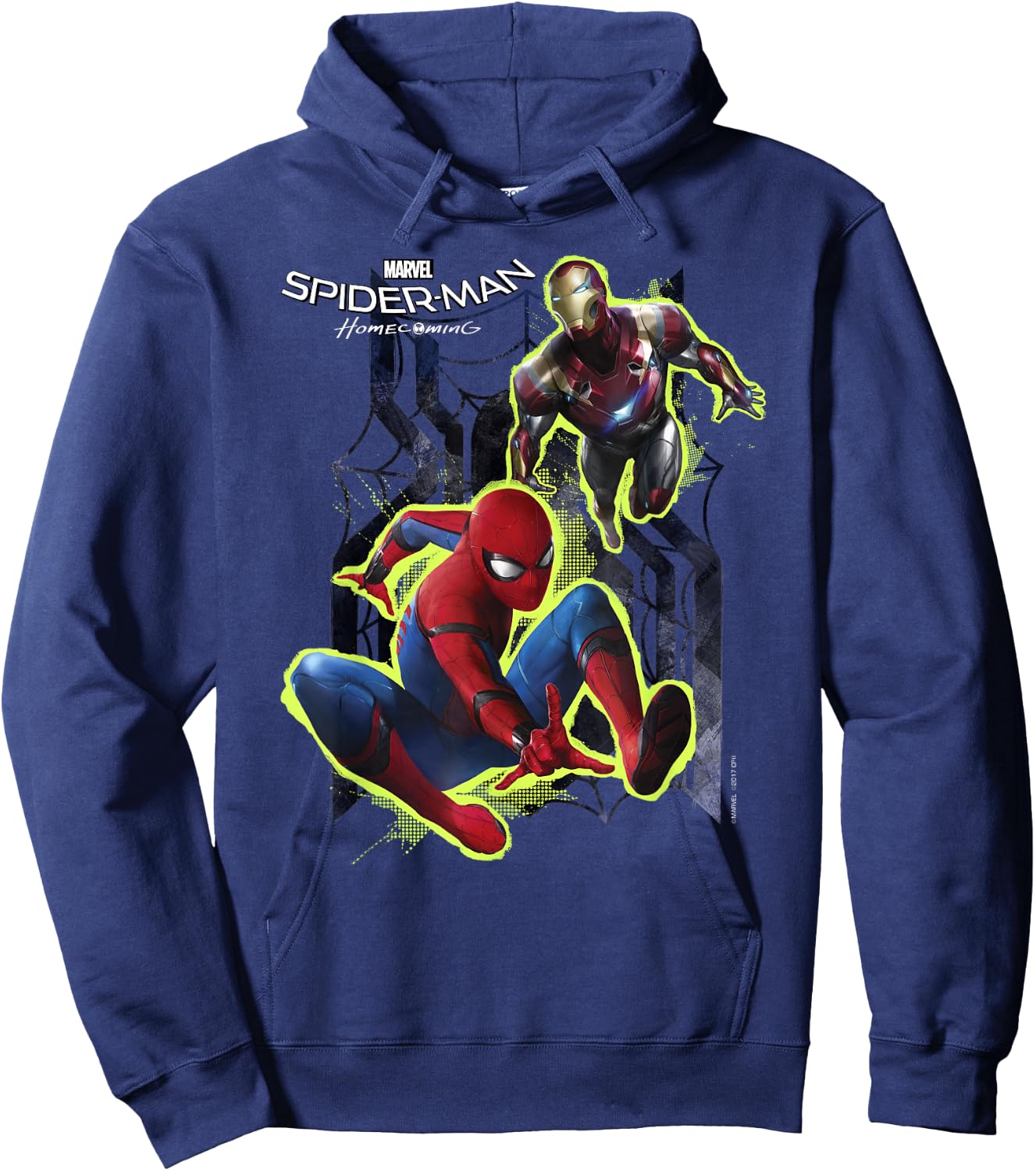 Marvel Spider-Man Homecoming Iron Man The Mentor Hoodie - Hoodie | Navy