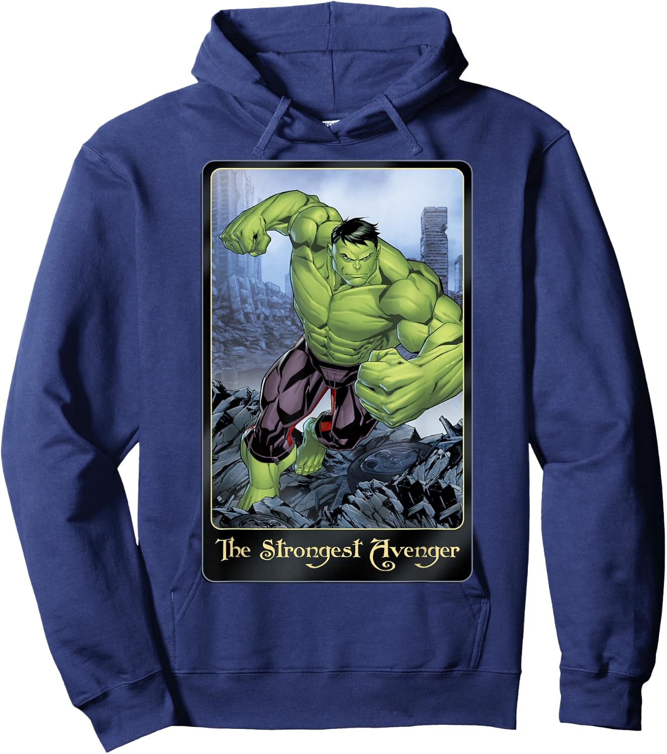 Marvel Strongest Avenger Incredible Hulk Graphic Hoodie - Hoodie | Navy