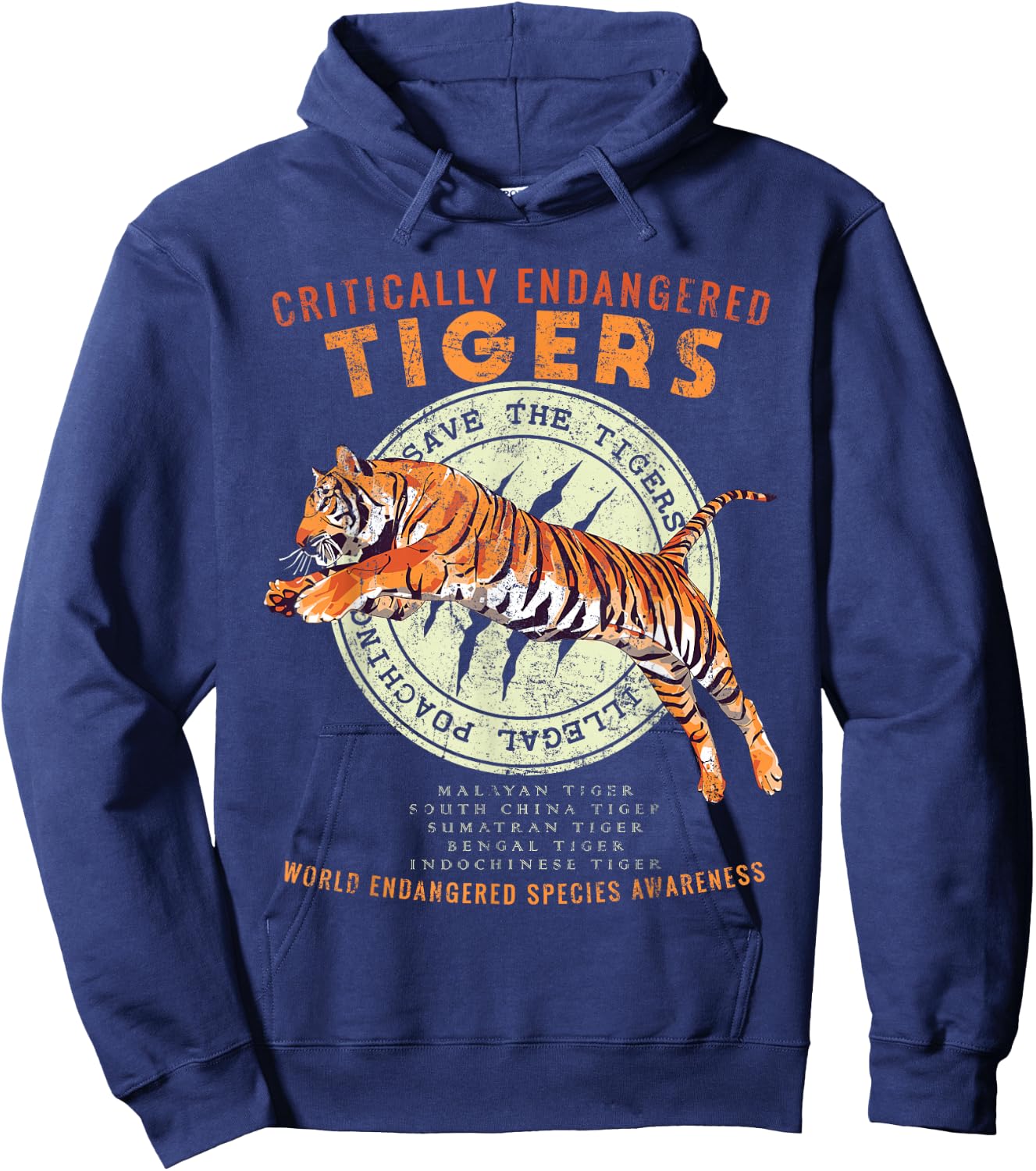 Save the Tigers Hoodie - Hoodie | Navy