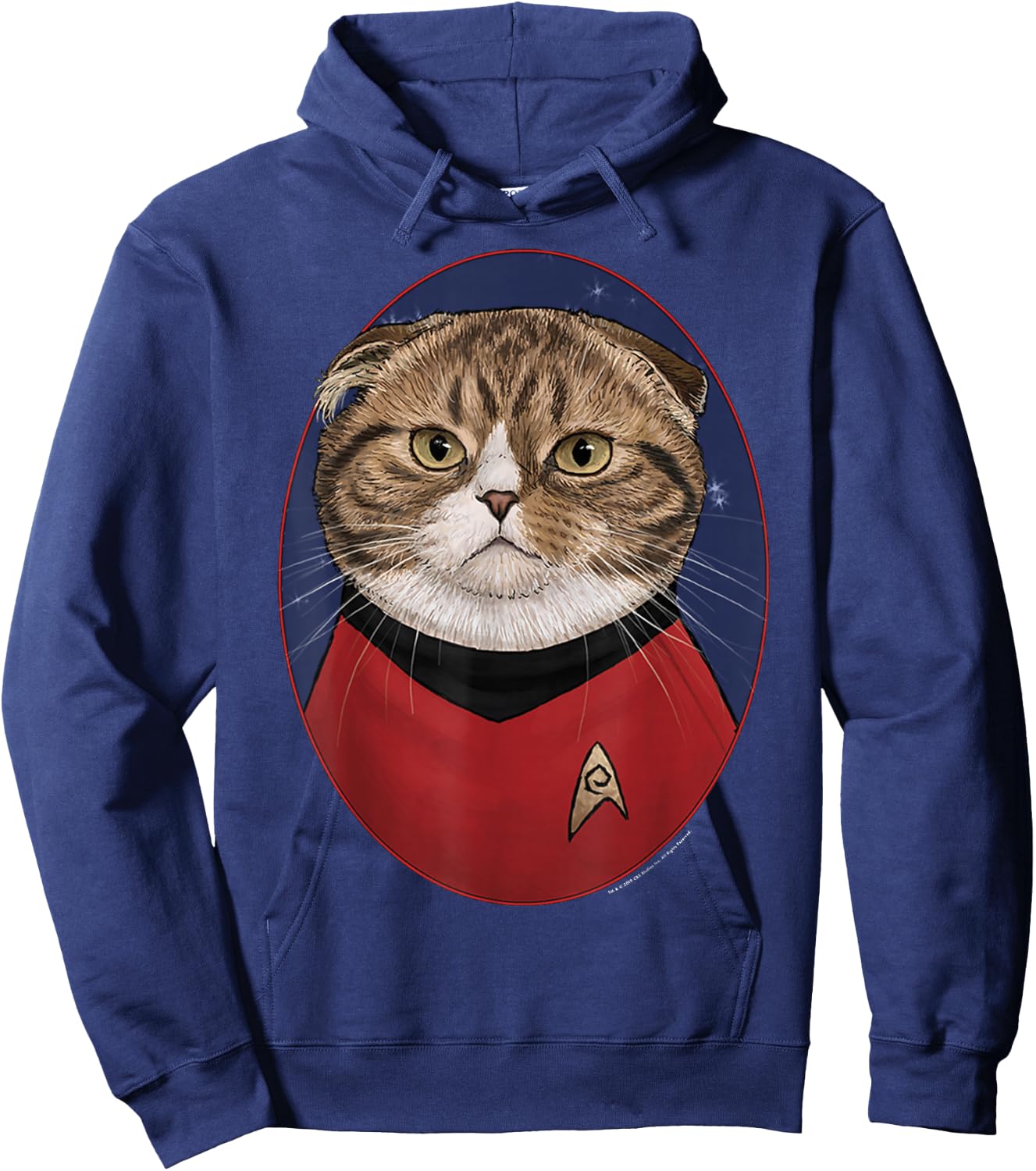 Star Trek Scotty Cat Formation Hoodie - Hoodie | Navy