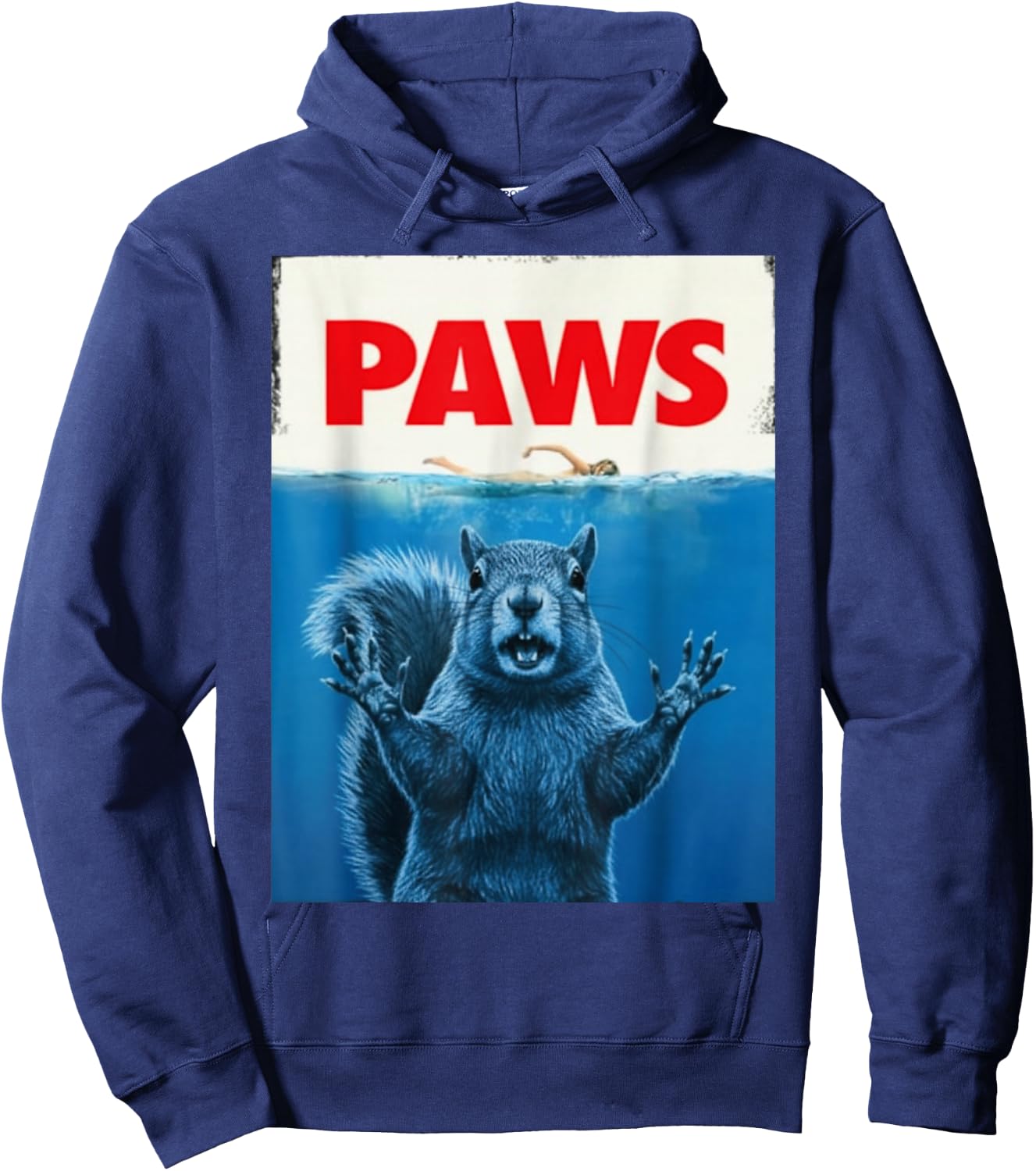 Paws Squirrel Shirts Funny Squirrel Gifts Women Kid Hoodie - Hoodie | Navy