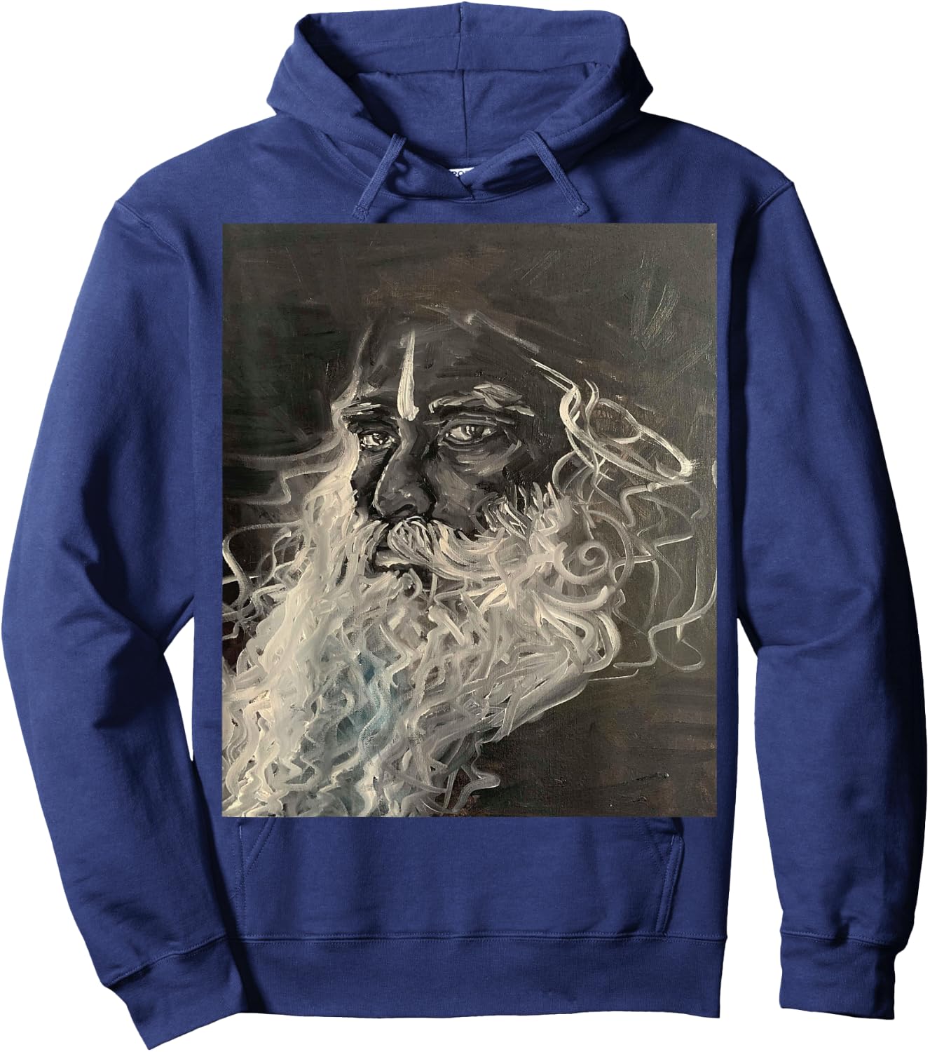 Sadhguru Art Hoodie - Hoodie | Navy