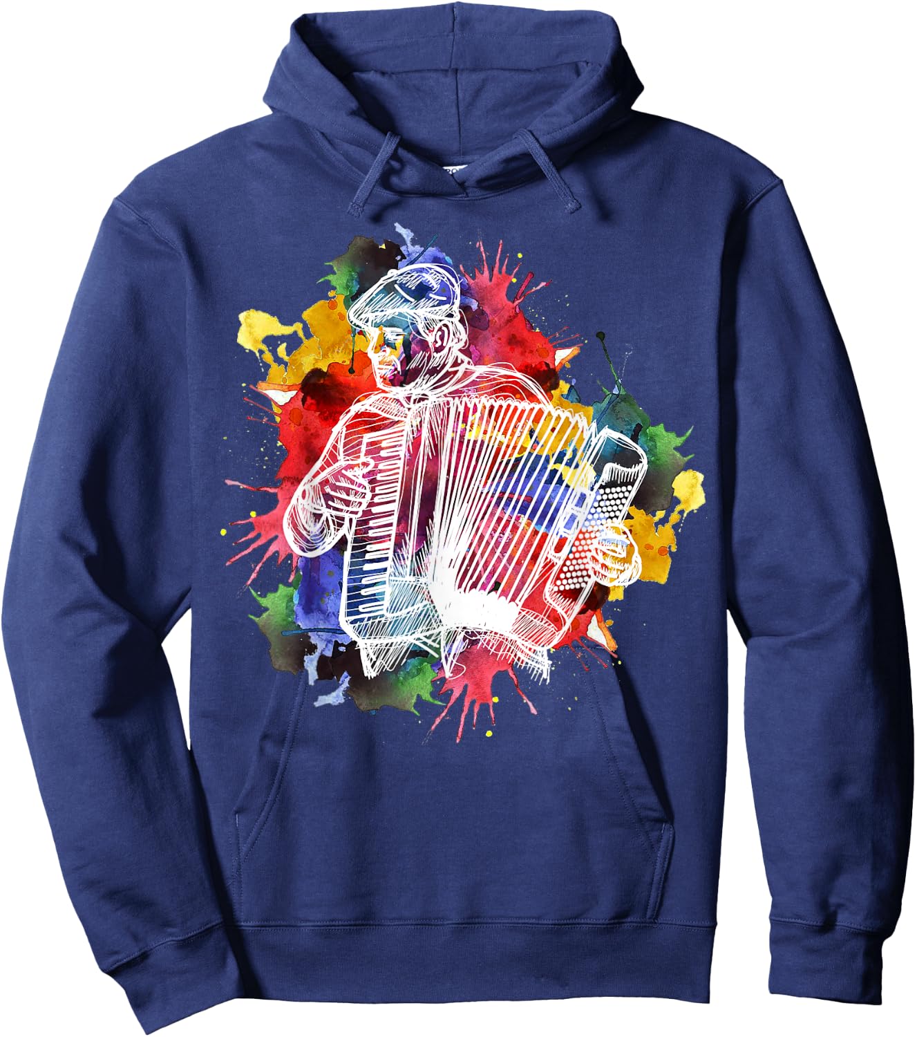 Accordion Player Musician Gift Hoodie - Hoodie | Navy