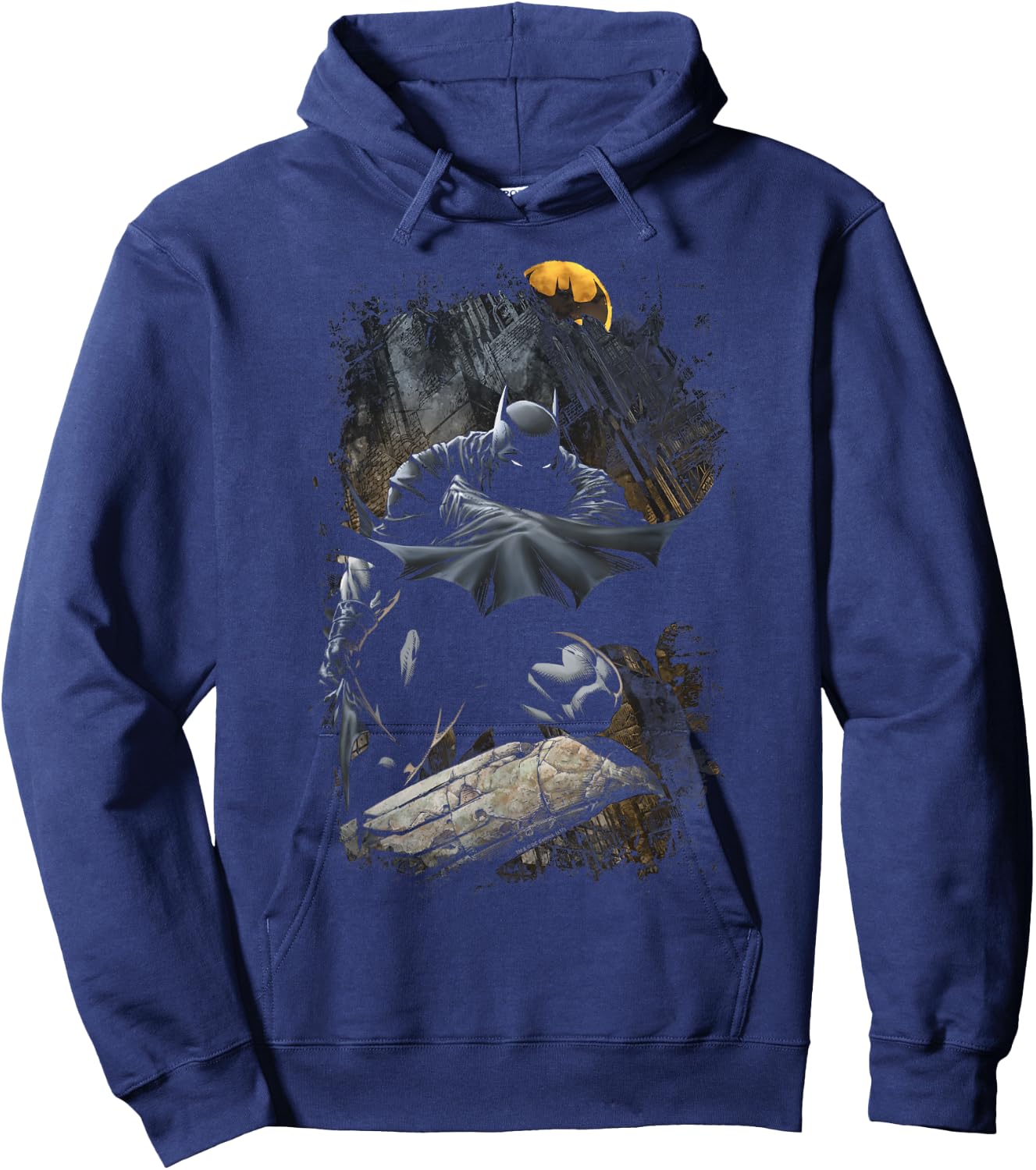 Batman Sweeping Cape Hoodie - Hoodie | Navy