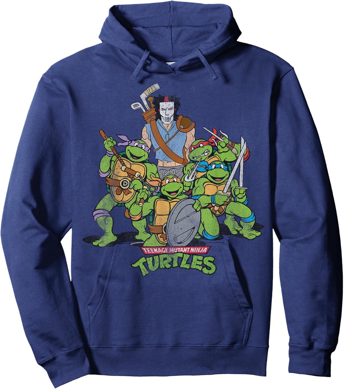 Teenage Mutant Ninja Turtles - and Casey Jones Hoodie - Hoodie | Navy