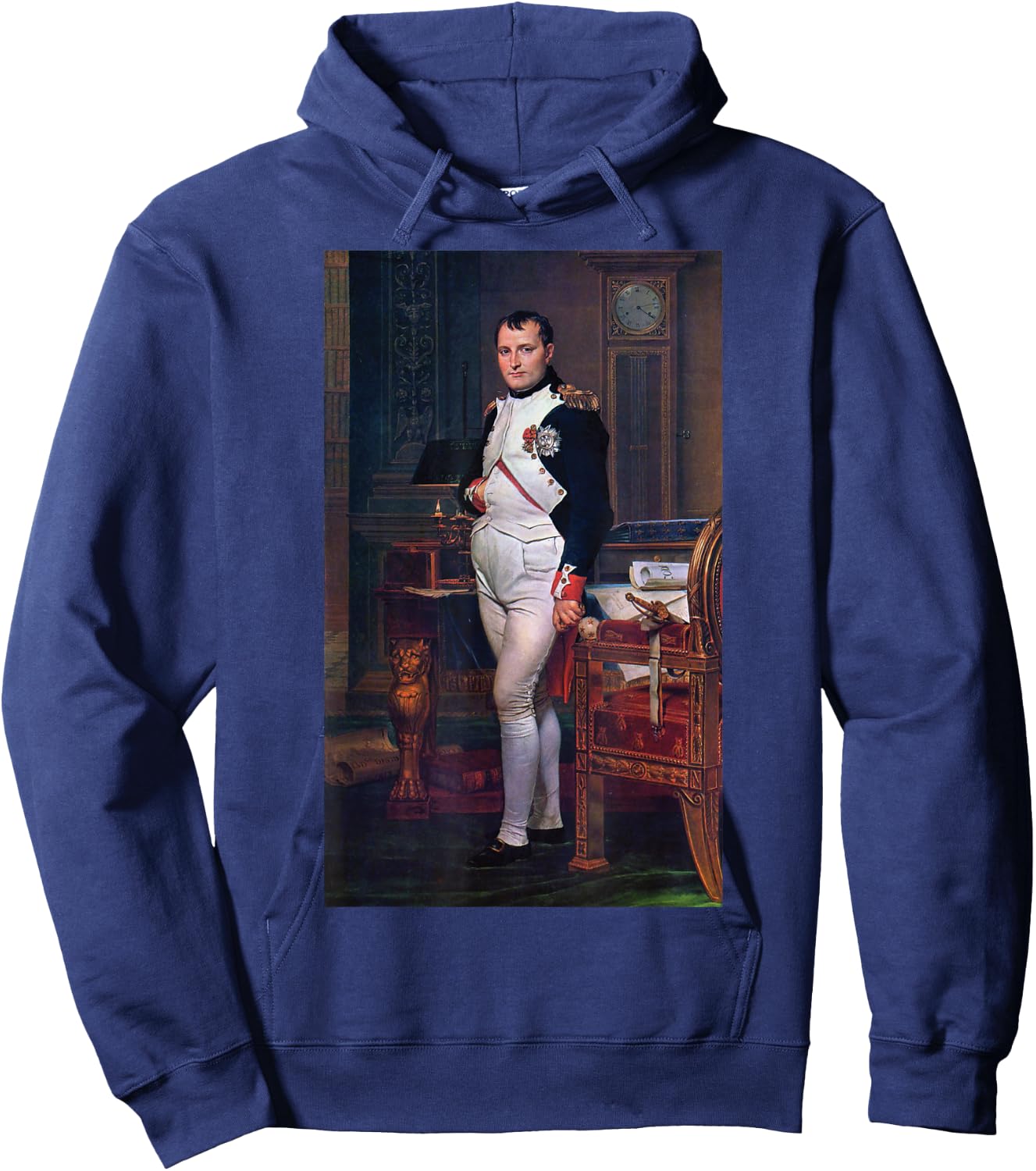 Napoleon Bonaparte Jacques-Louis David Neoclassicism Art Hoodie - Hoodie | Navy