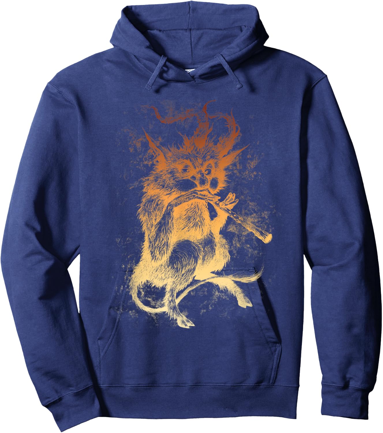 Vintage Fairy Tale Character Troll Old Tree Goblins Monster Hoodie - Hoodie | Navy