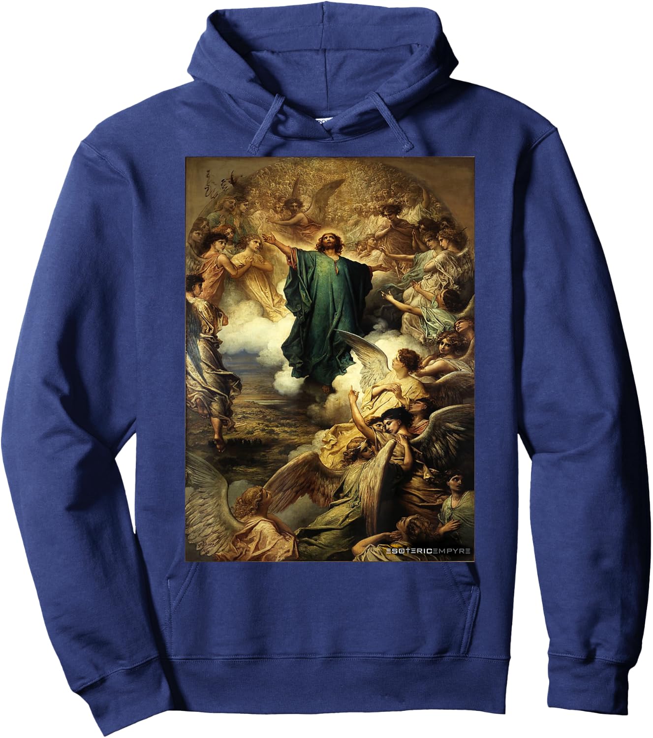 Jesus Christ Ascension Gustave Dore Heaven Angels Hoodie - Hoodie | Navy