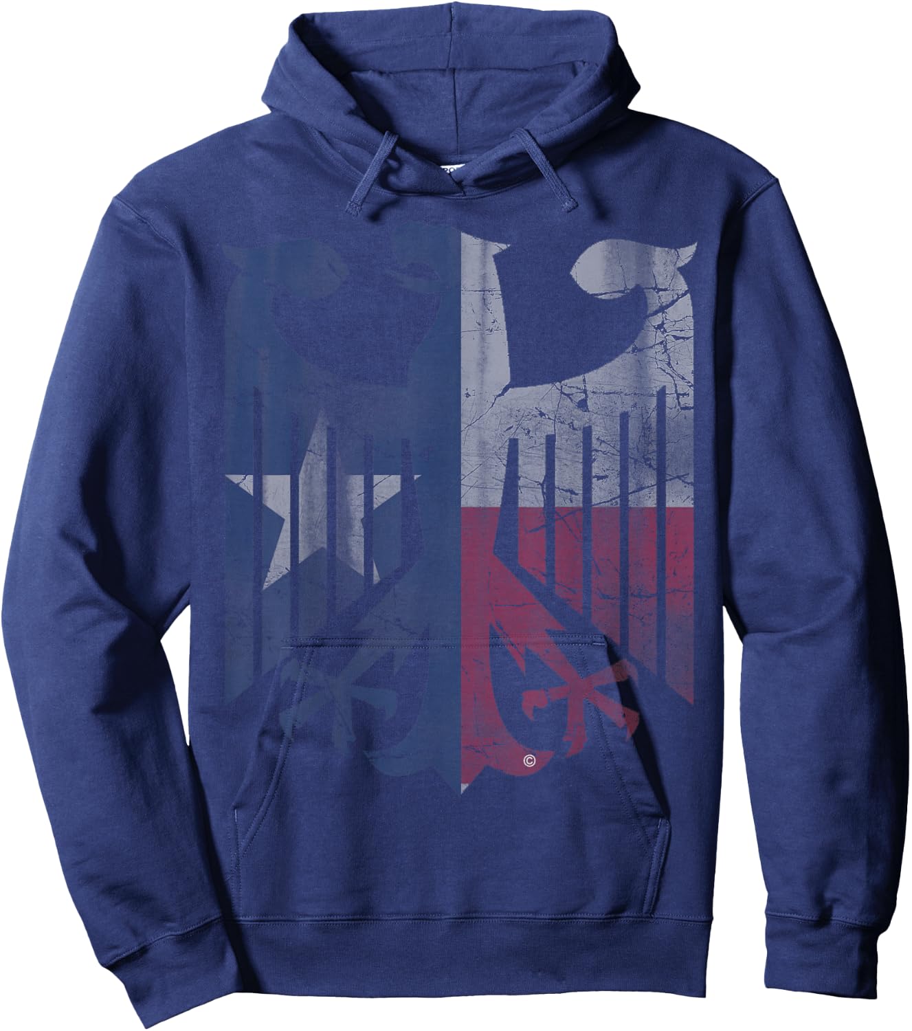 Texas Flag German American Germany Eagle Texan Deutschland Hoodie - Hoodie | Navy