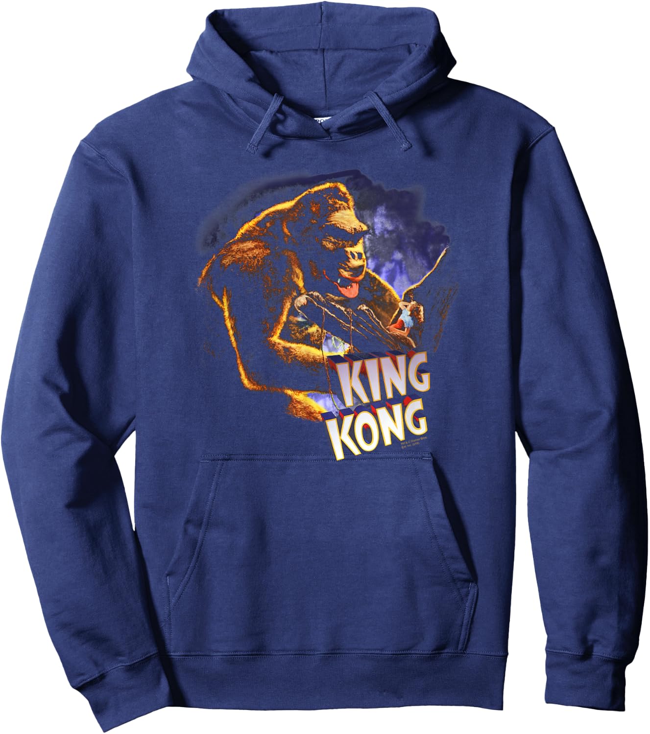 King Kong Kong and Ann T Shirt Hoodie - Hoodie | Navy