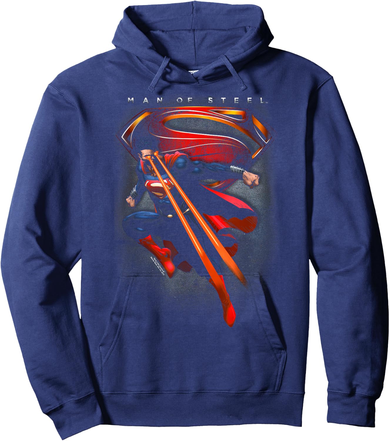 Superman Man of Steel Symbolic Superman Hoodie - Hoodie | Navy