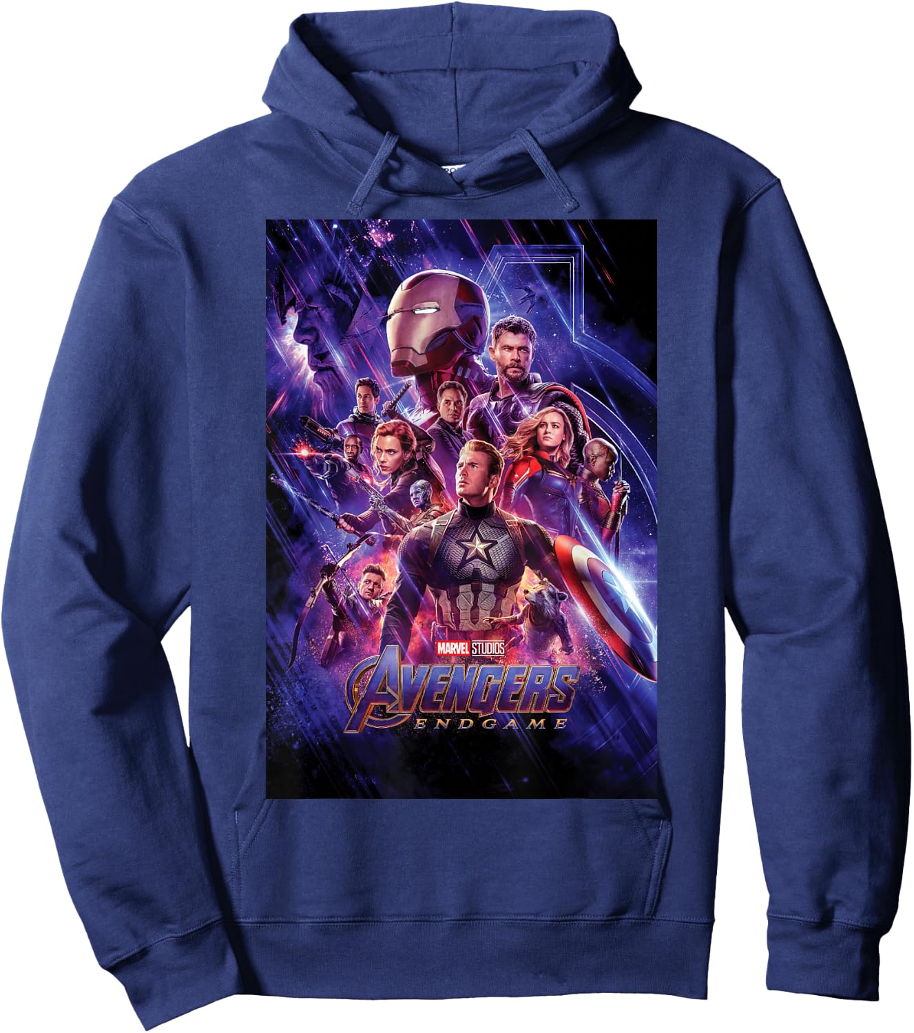 Marvel Studios Avengers Endgame Space Group Shot Poster Hoodie - Hoodie | Navy