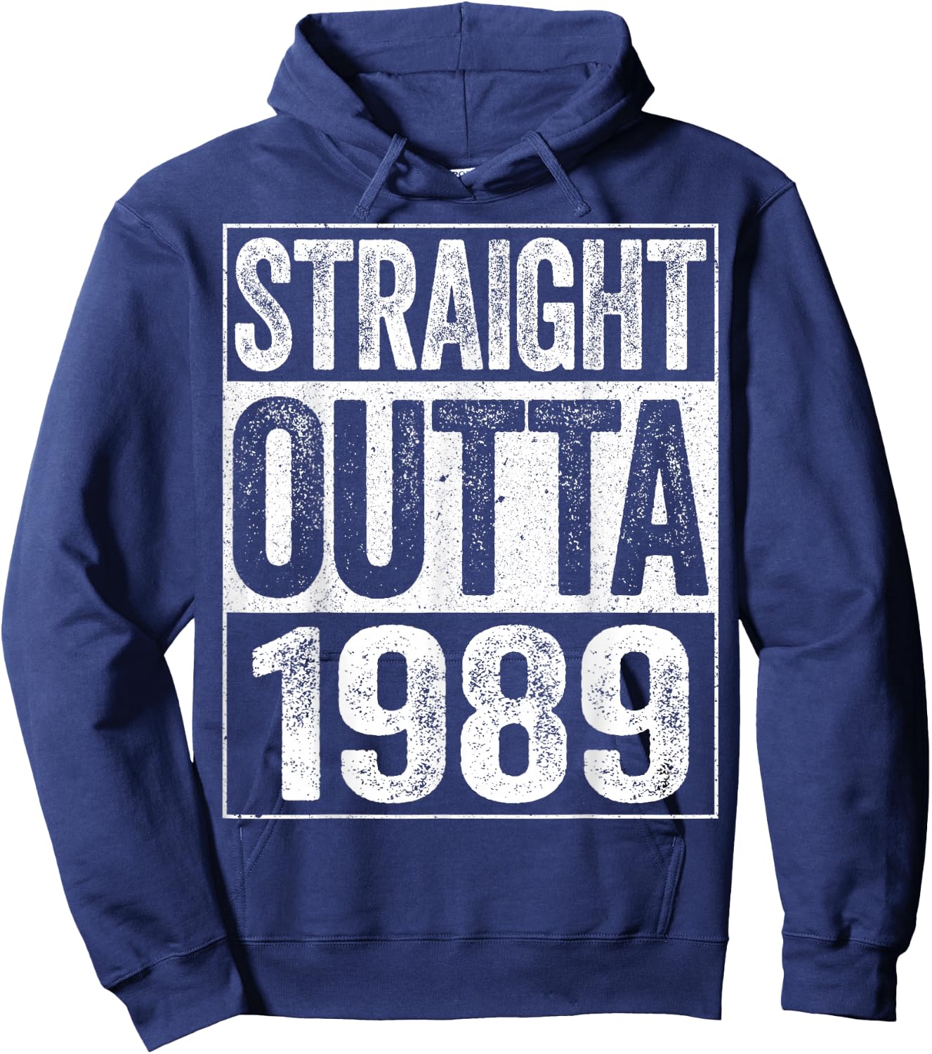 Straight Outta 1989 Shirt Men Women 36th Birthday Hoodie - Hoodie | Navy